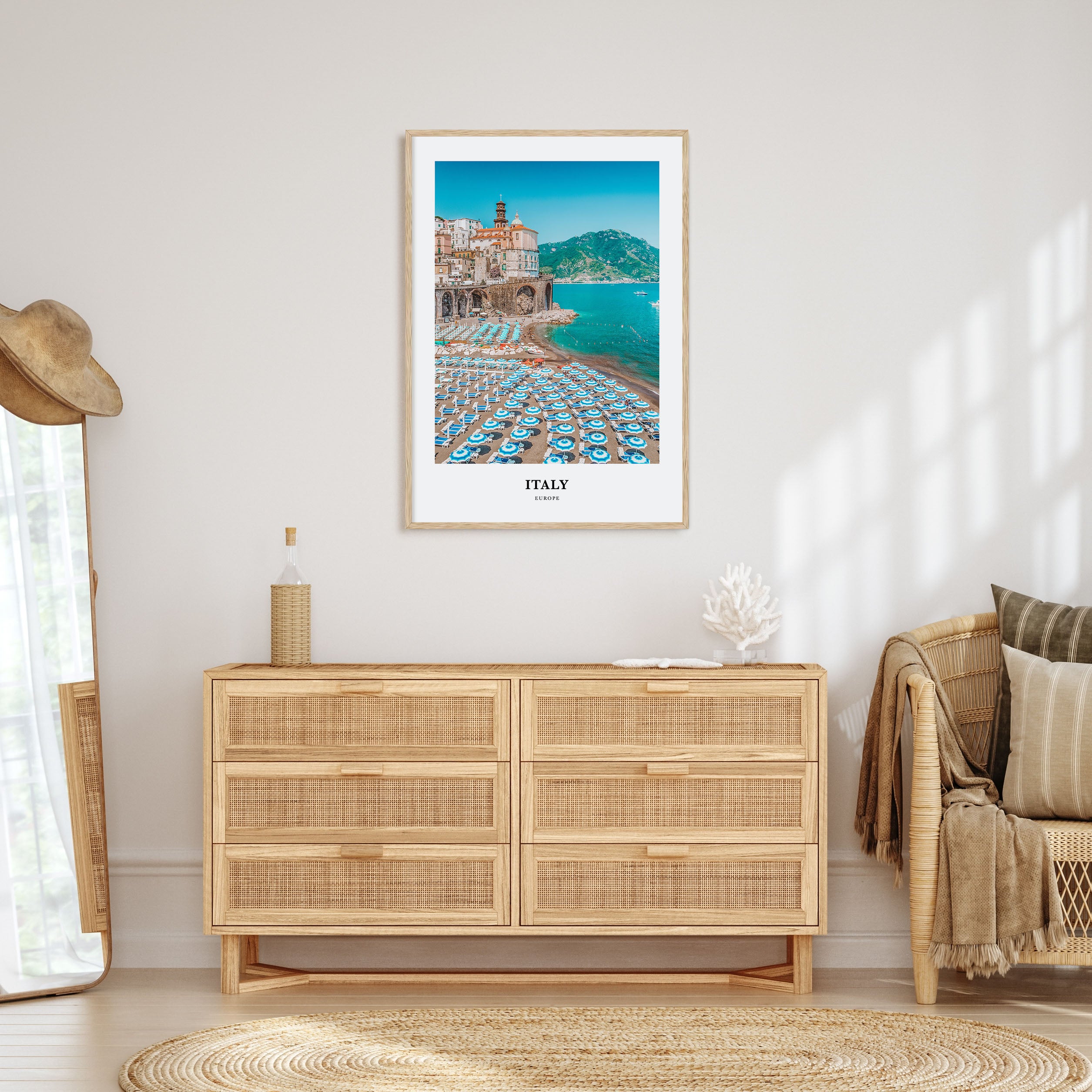 Italy Portrait Color Poster