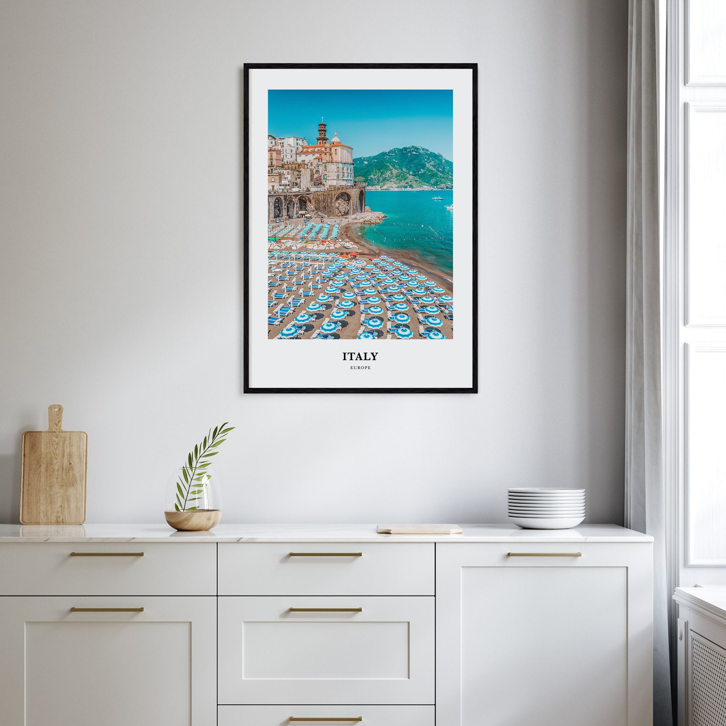 Italy Portrait Color Poster