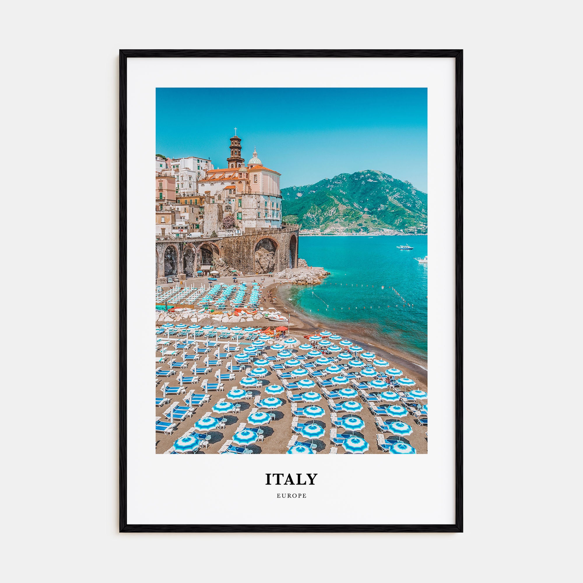 Italy Portrait Color Poster