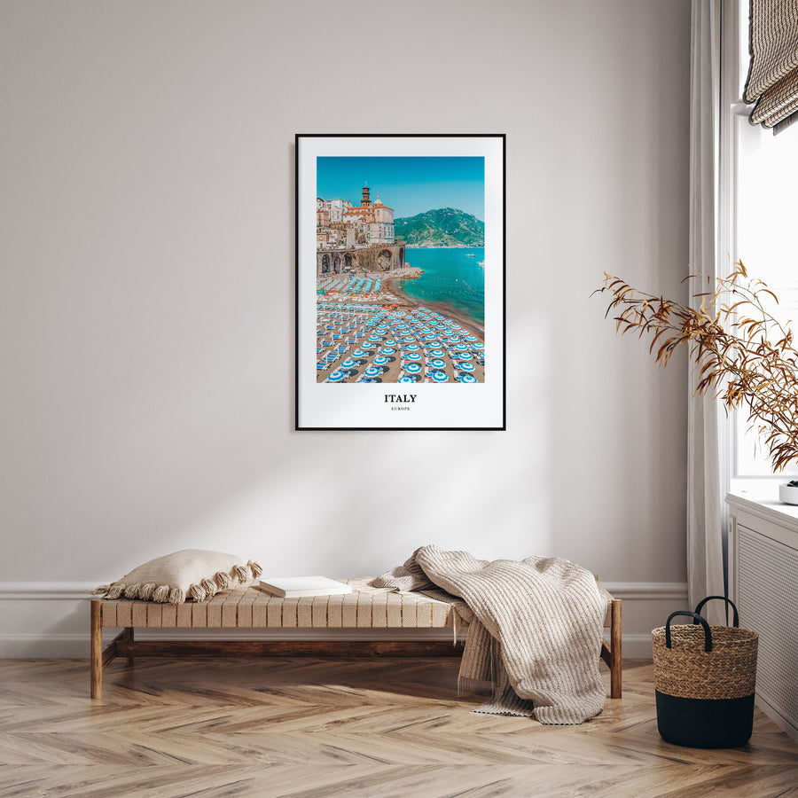 Italy Portrait Color Poster