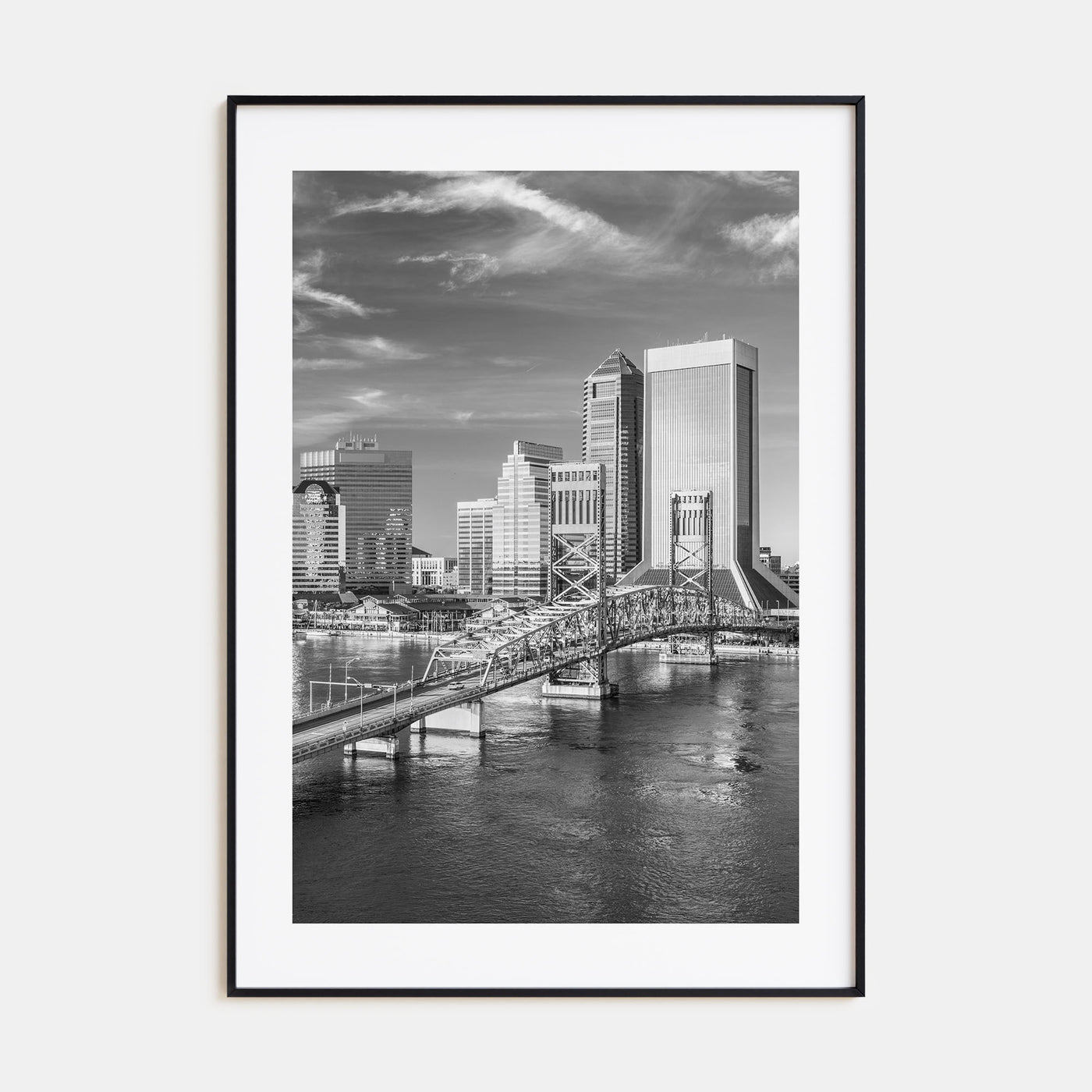 Jacksonville Photo B&W No 1 Poster