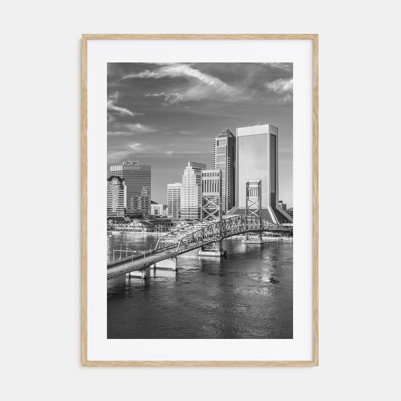 Jacksonville Photo B&W No 1 Poster