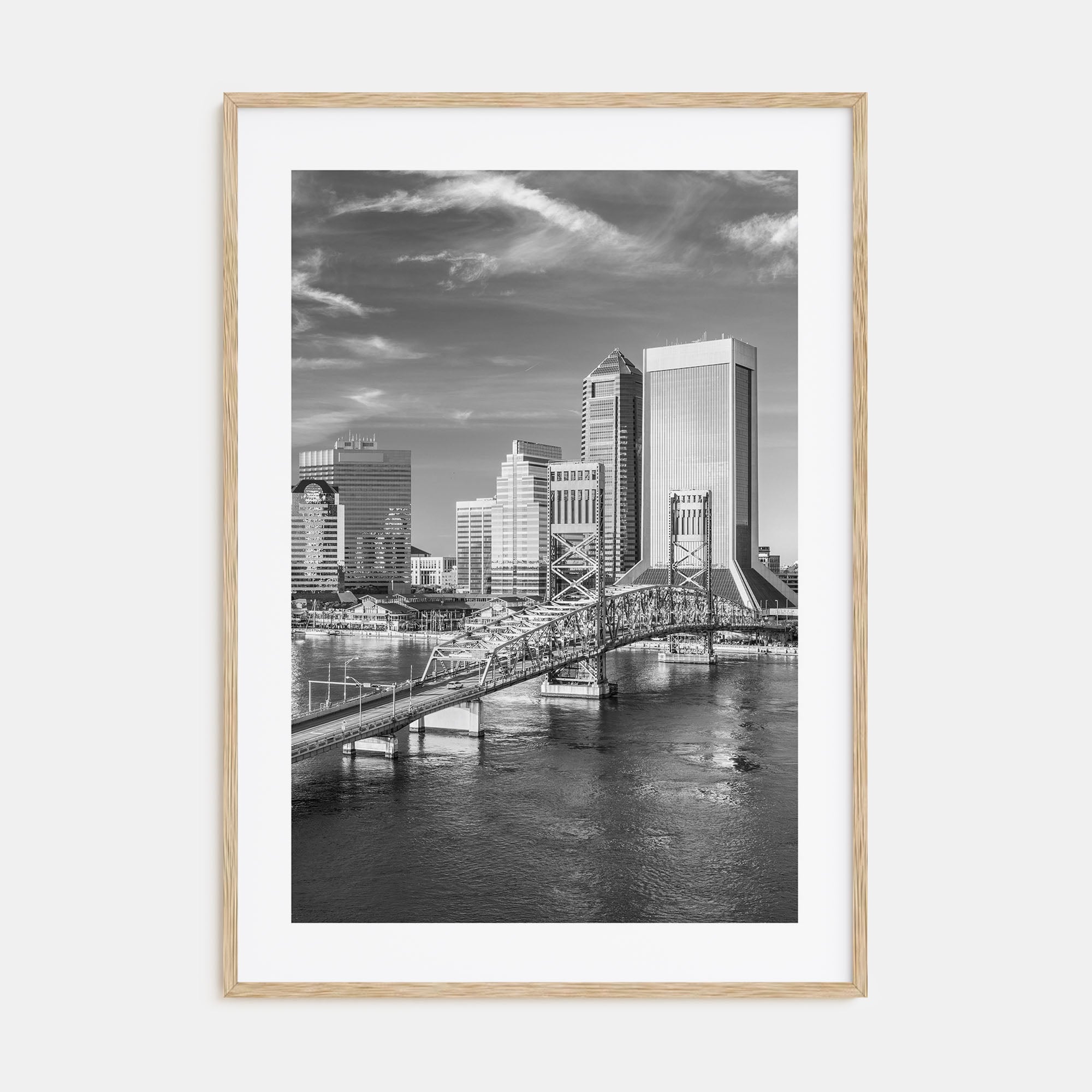 Jacksonville Photo B&W No 1 Poster