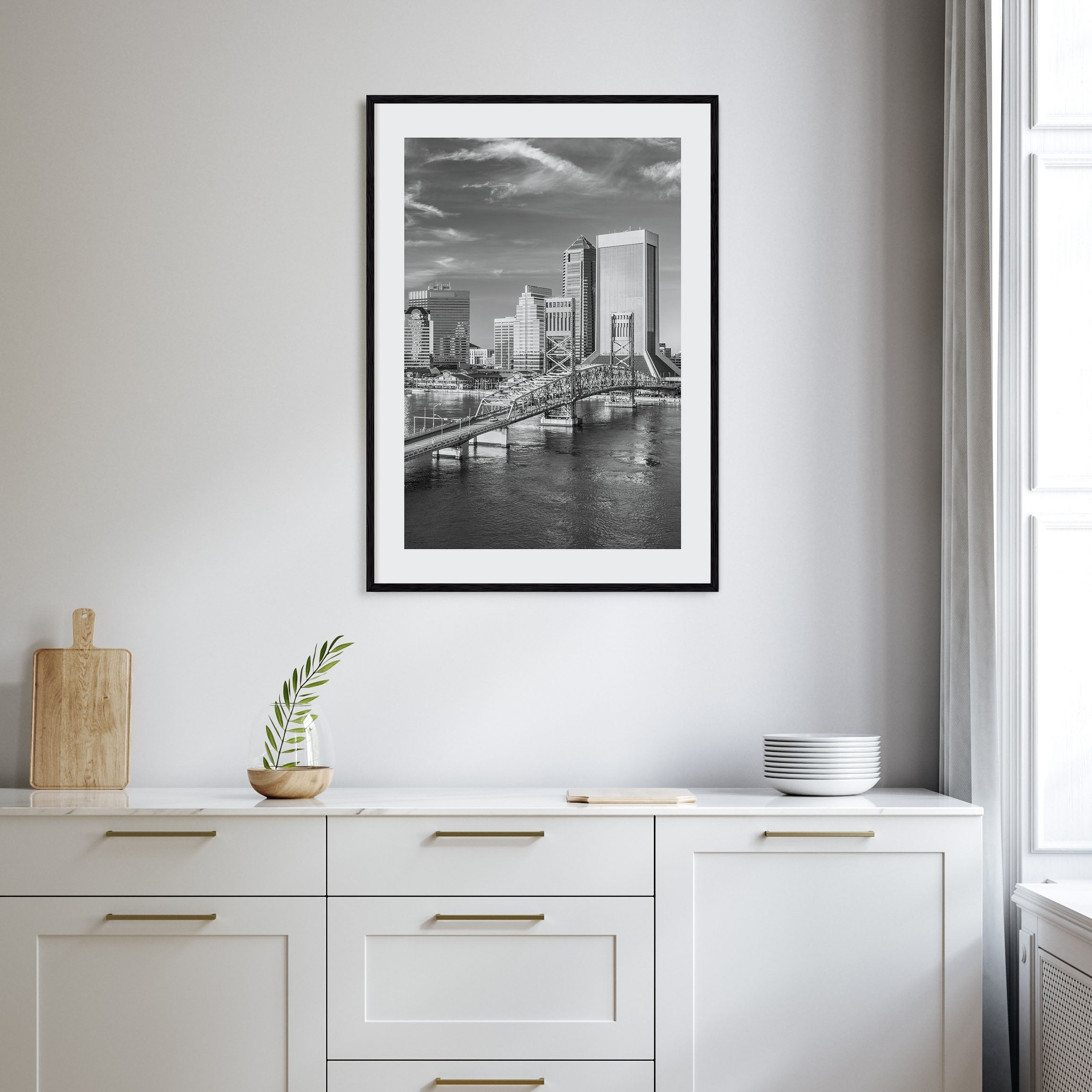 Jacksonville Photo B&W No 1 Poster