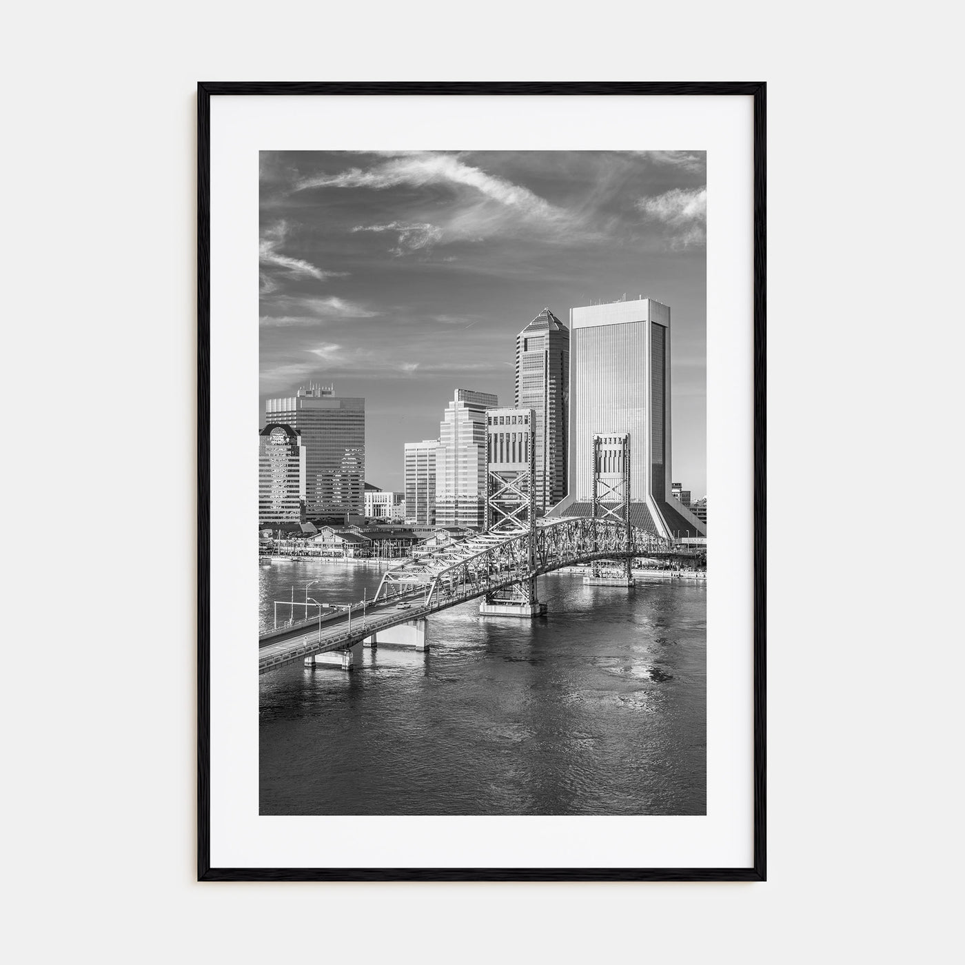 Jacksonville Photo B&W No 1 Poster