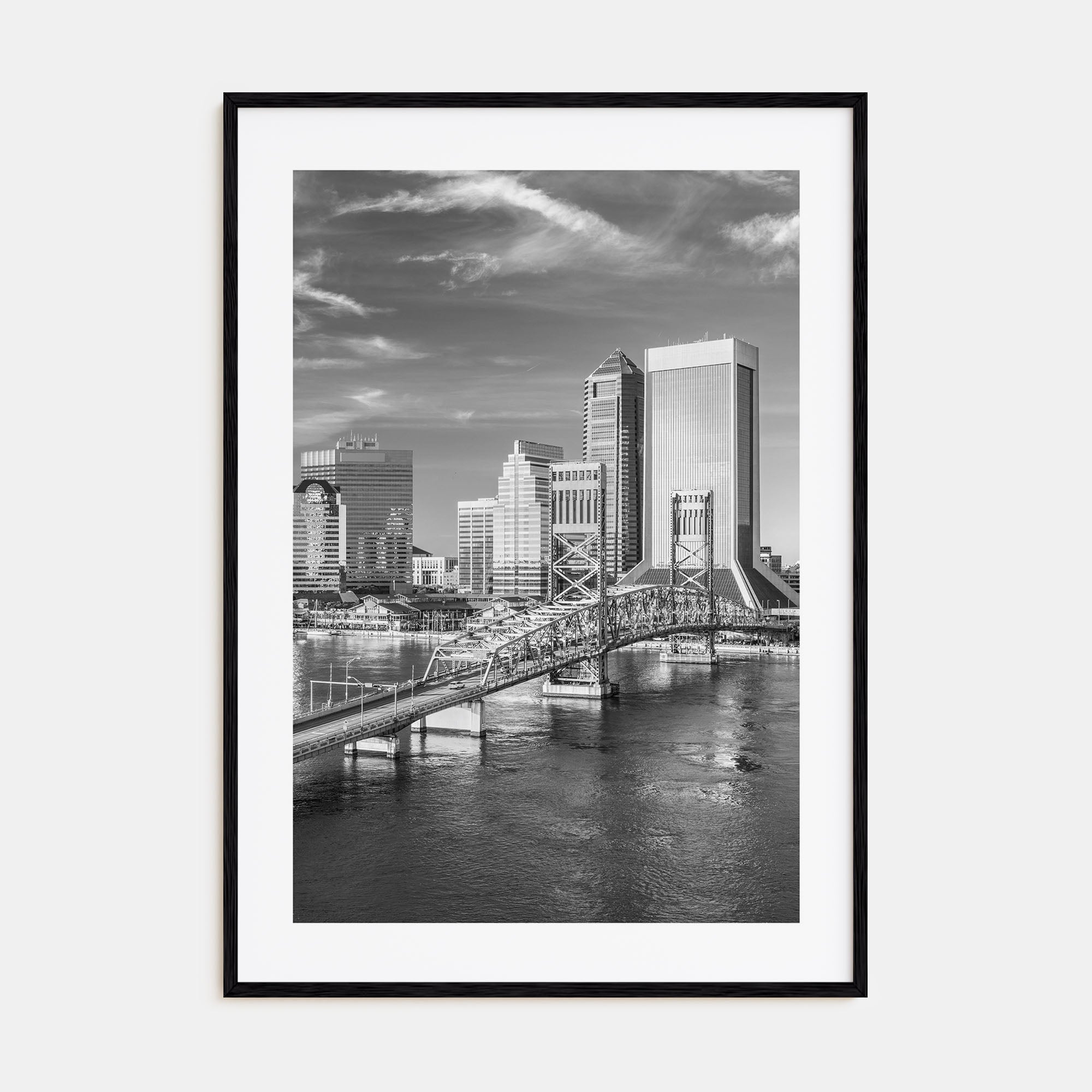 Jacksonville Photo B&W No 1 Poster