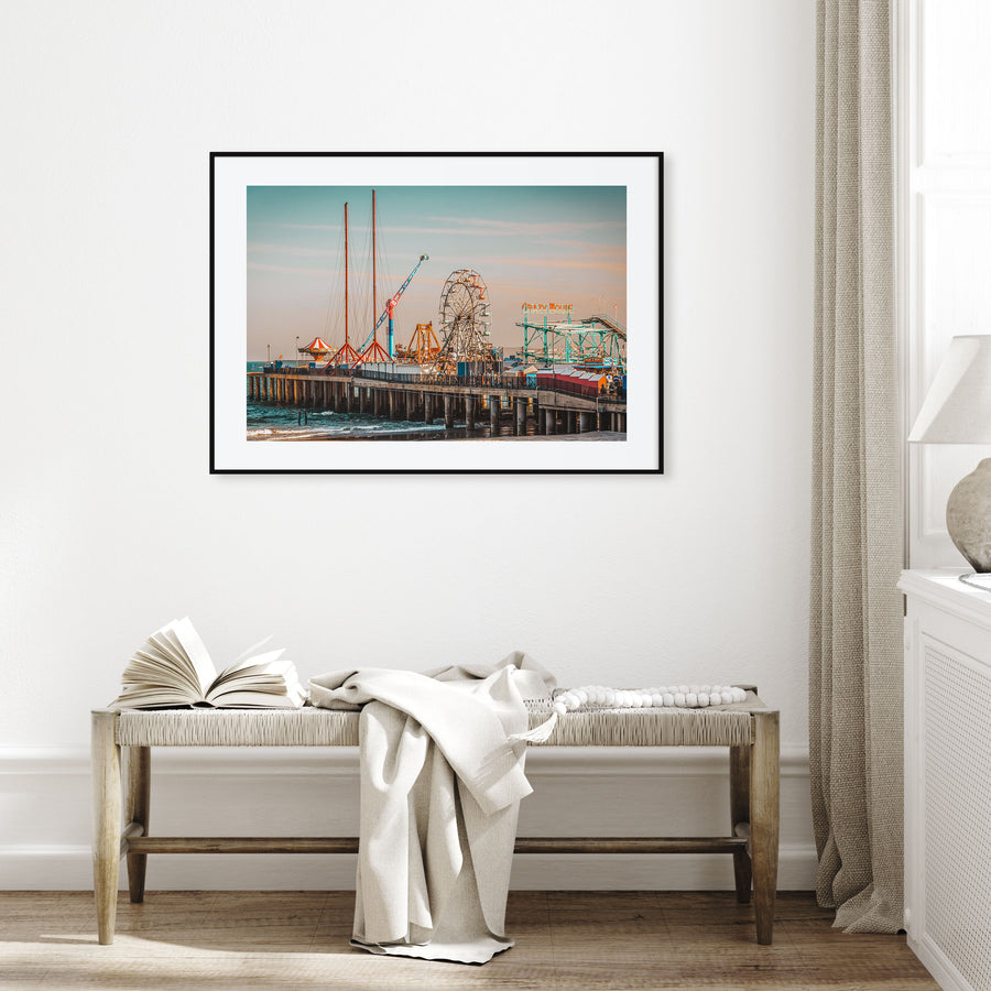 Jersey Shore Landscape Color Poster