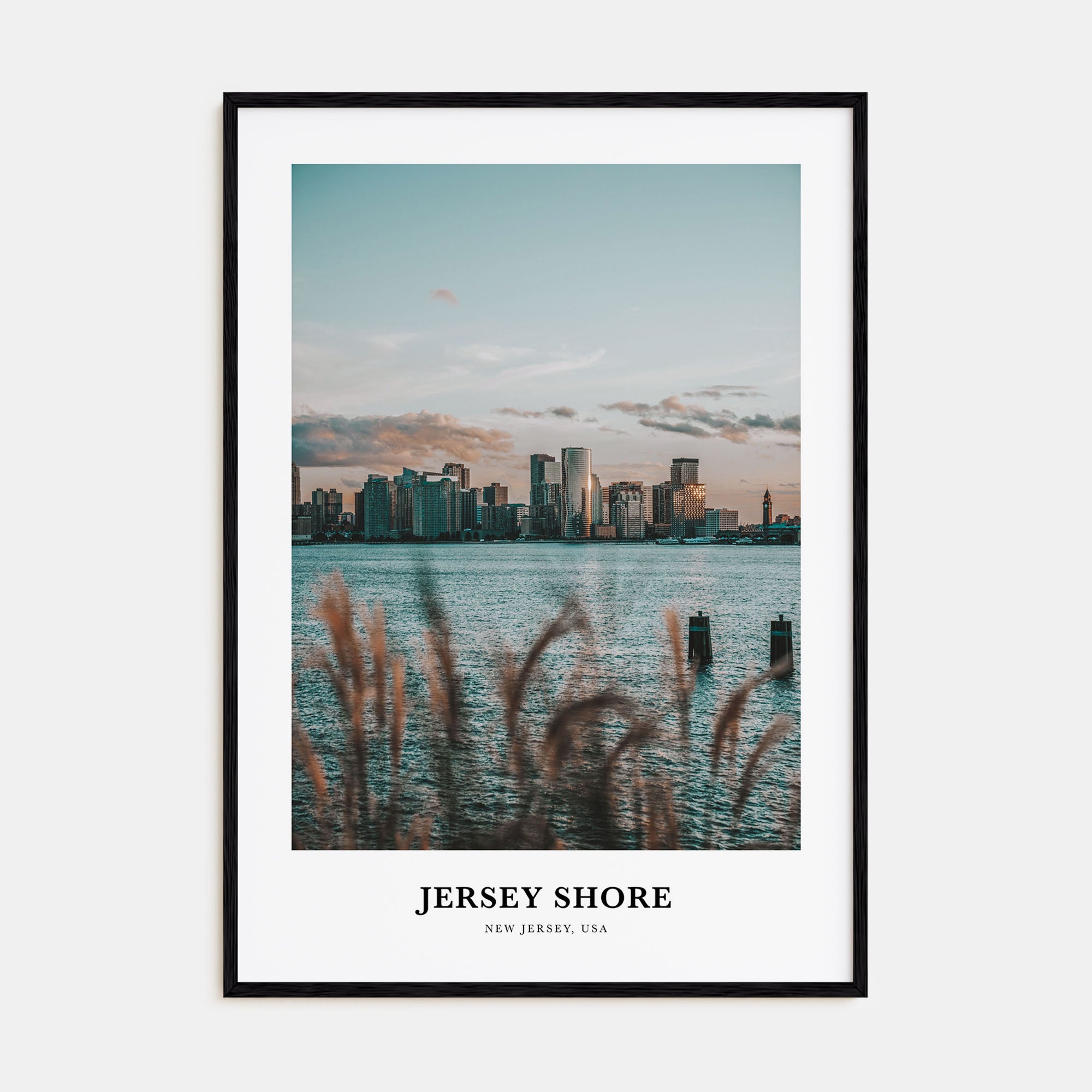 Jersey Shore Portrait Color Poster