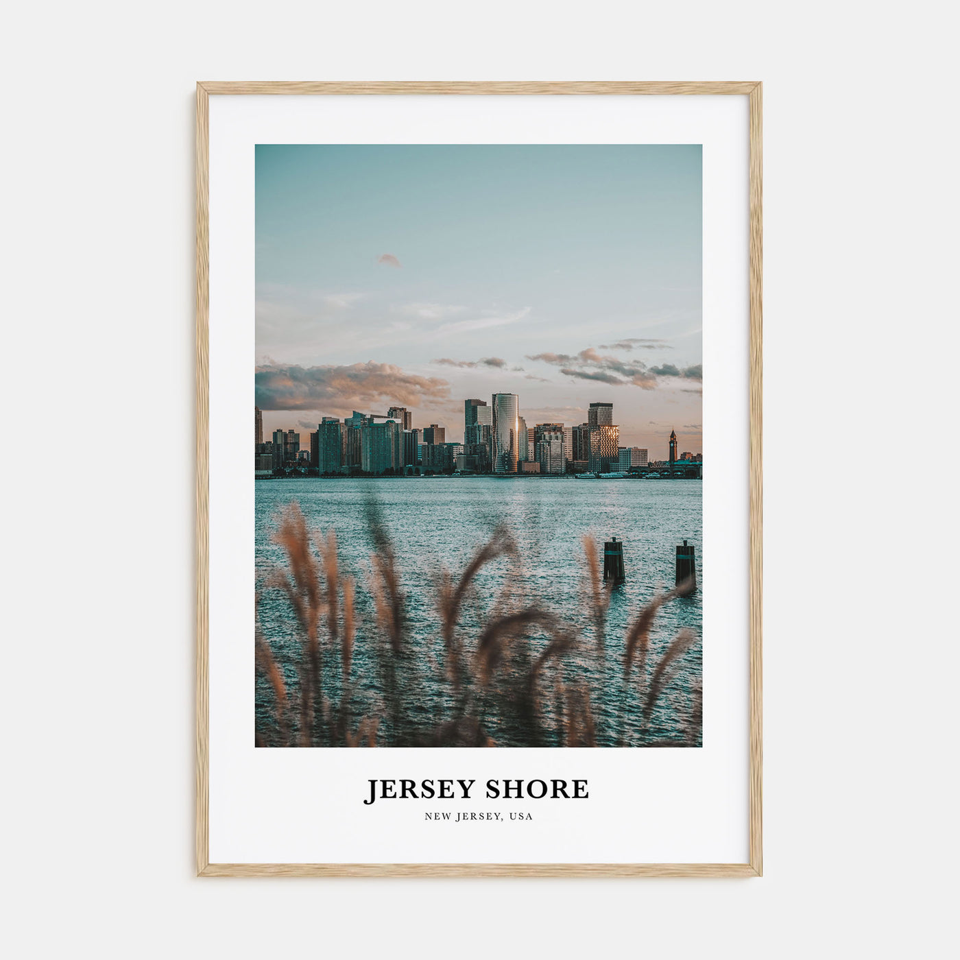 Jersey Shore Portrait Color Poster
