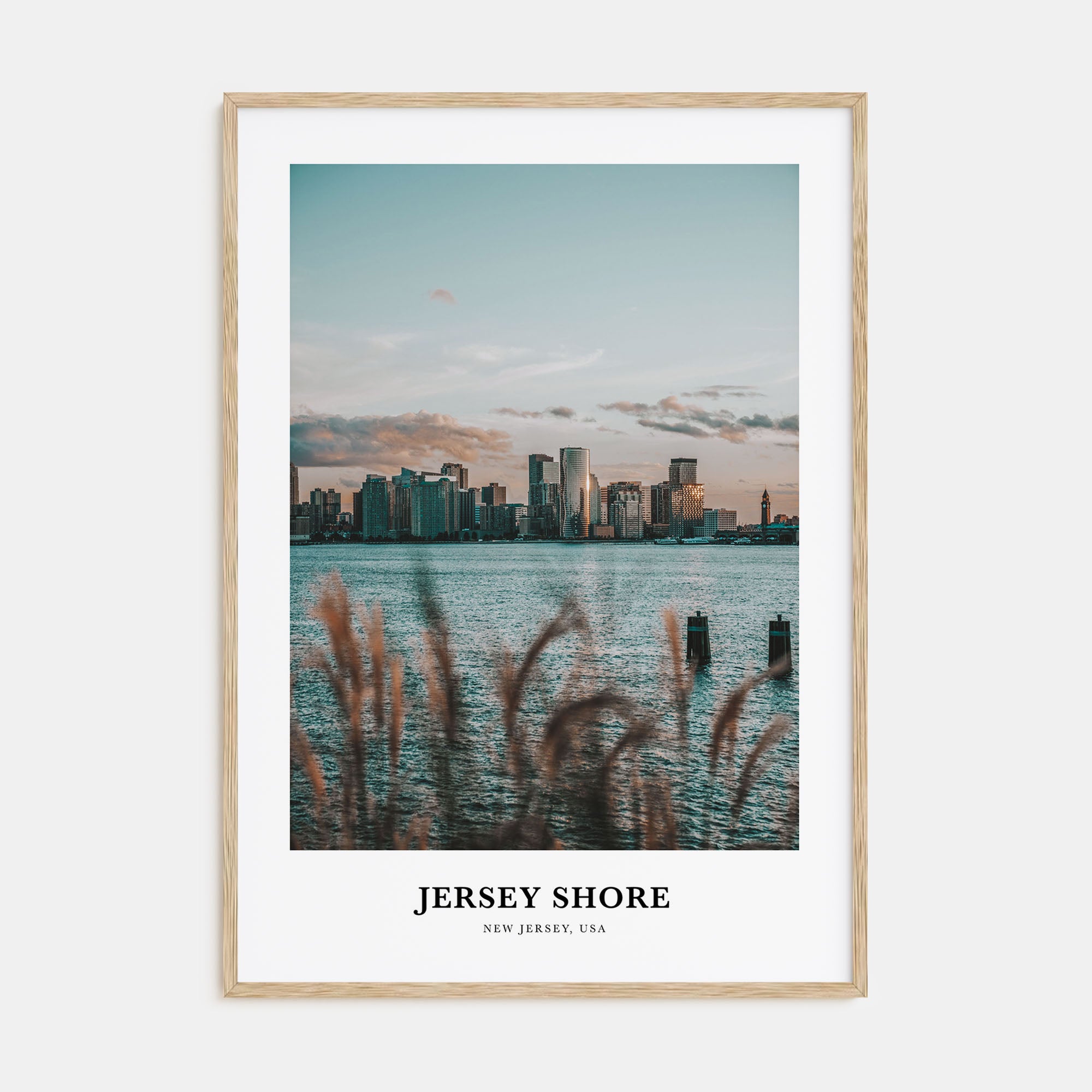Jersey Shore Portrait Color Poster
