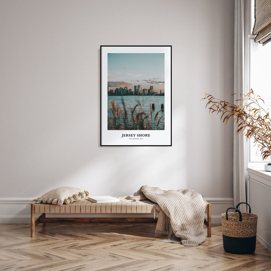 Jersey Shore Portrait Color Poster