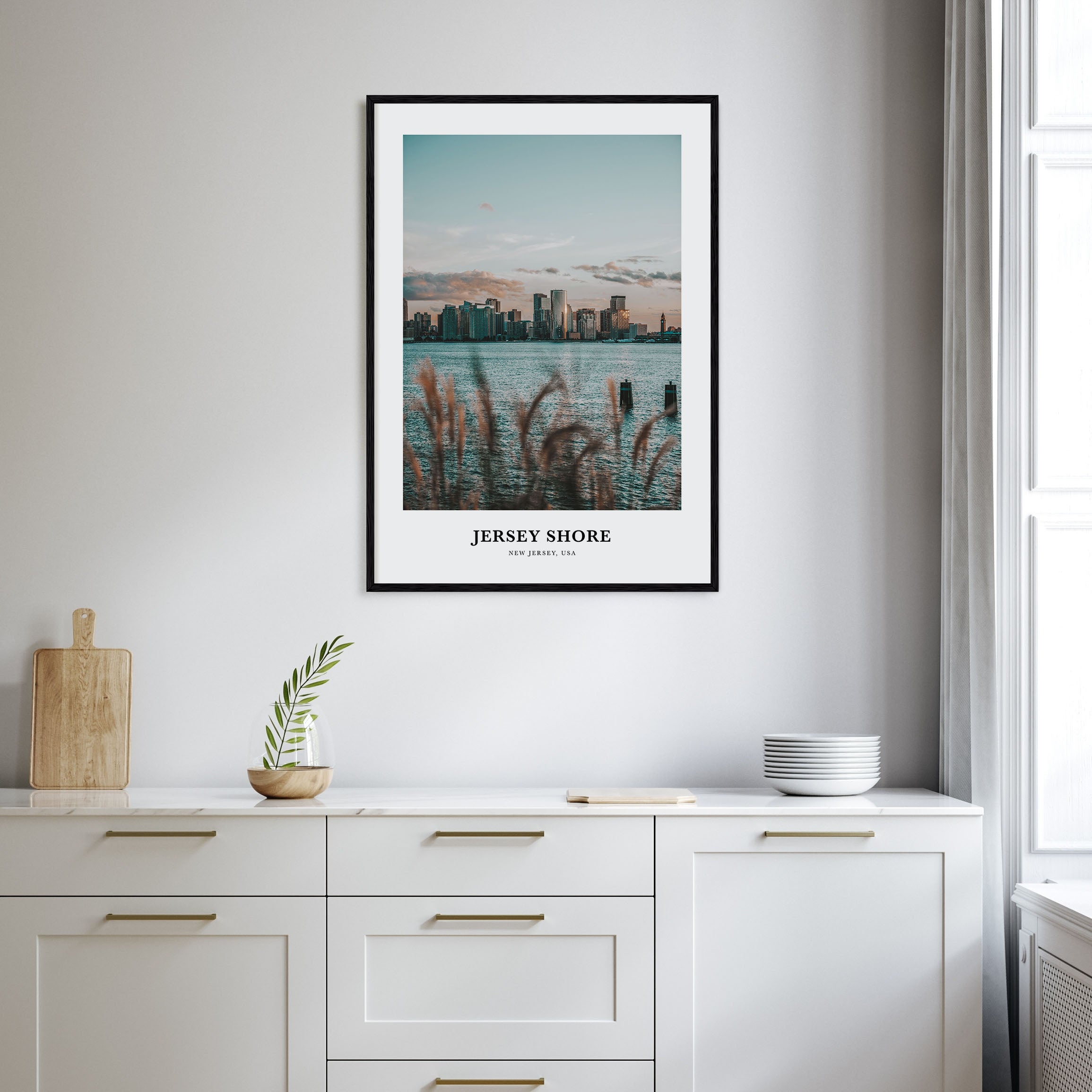 Jersey Shore Portrait Color Poster
