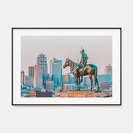 Kansas City Landscape Color Poster