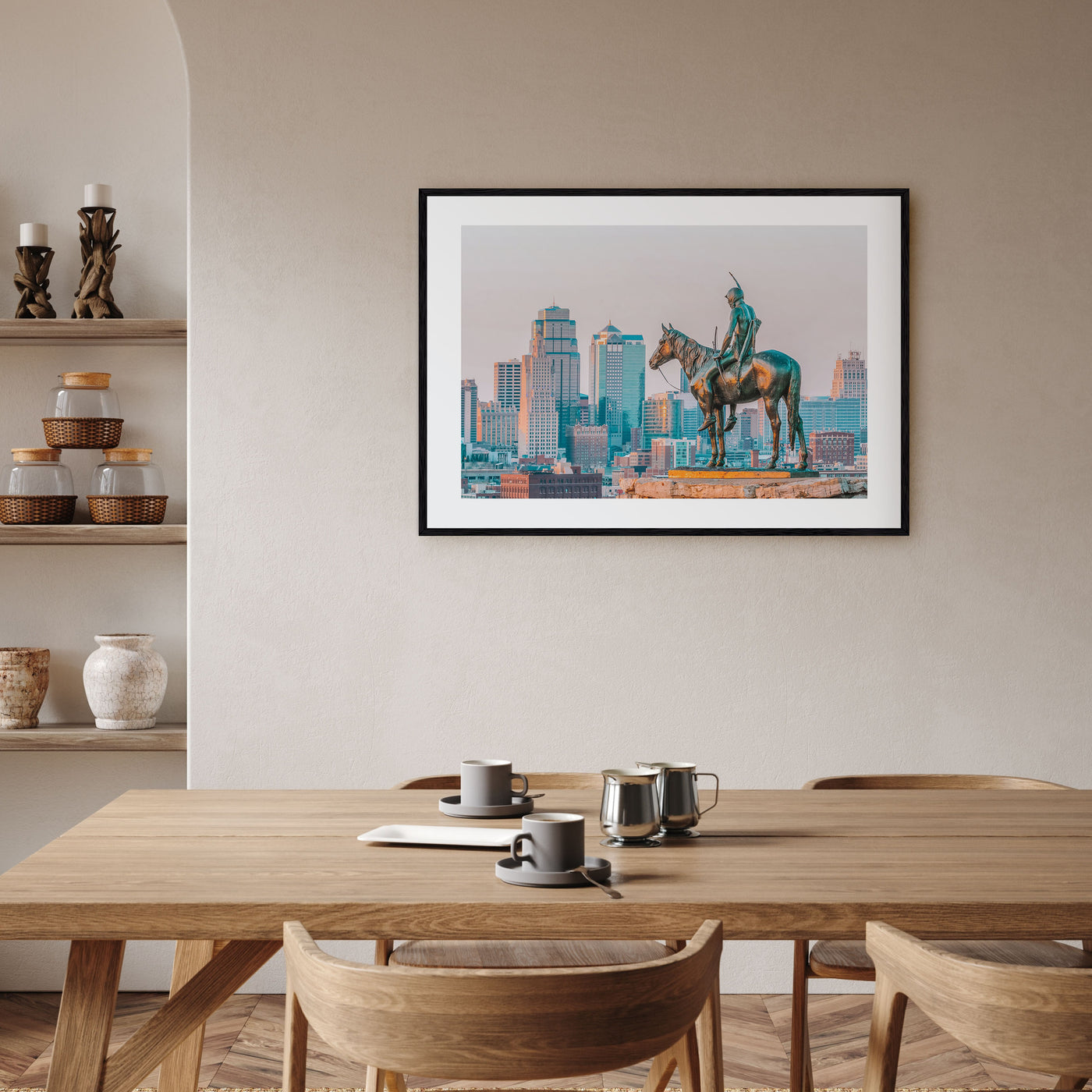 Kansas City Landscape Color Poster
