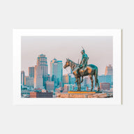 Kansas City Landscape Color Poster