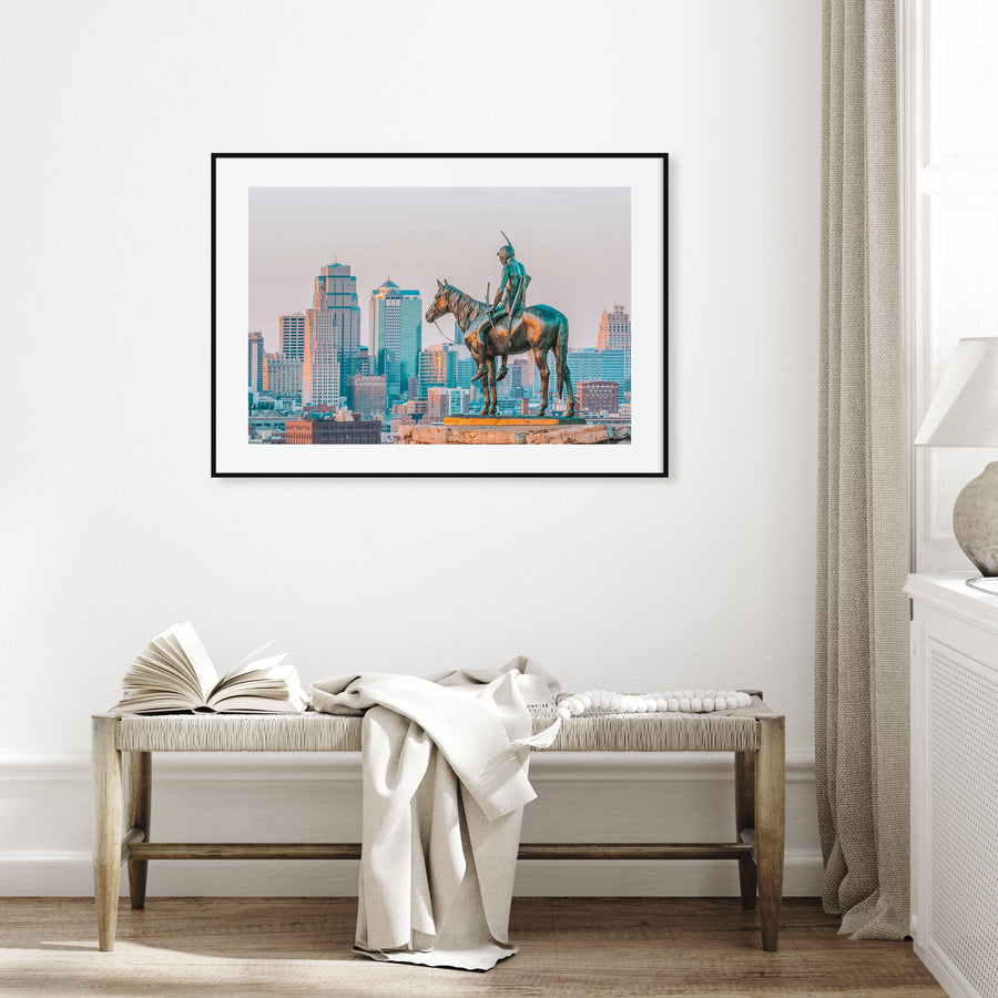 Kansas City Landscape Color Poster