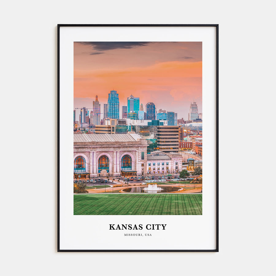 Kansas City Portrait Color No 1 Poster