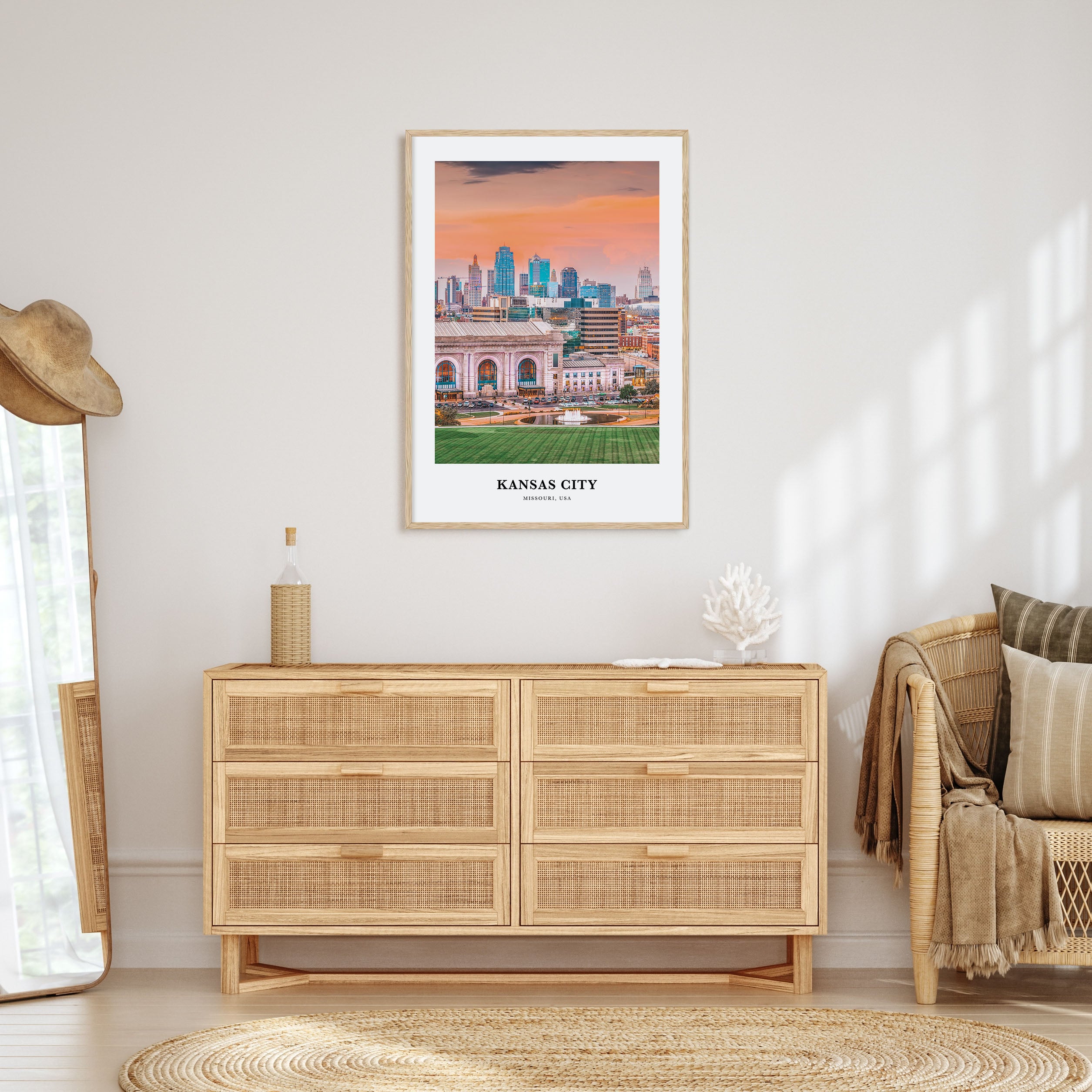 Kansas City Portrait Color No 1 Poster