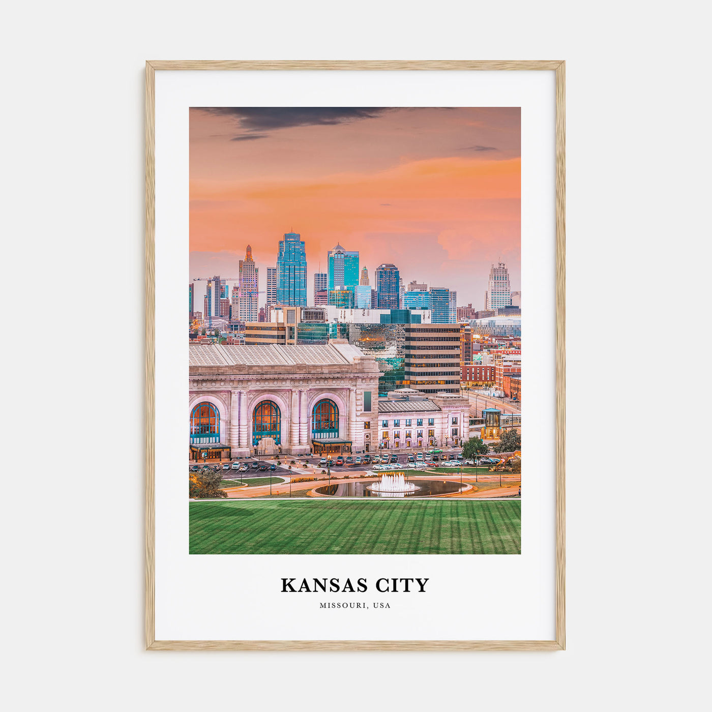Kansas City Portrait Color No 1 Poster