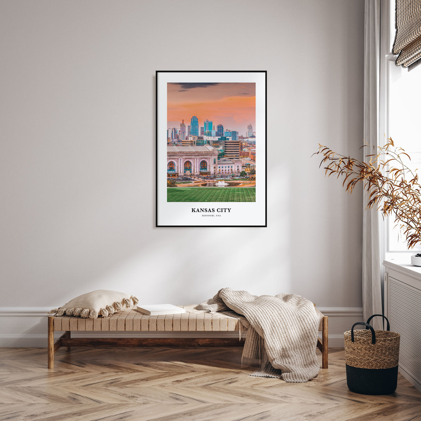 Kansas City Portrait Color No 1 Poster