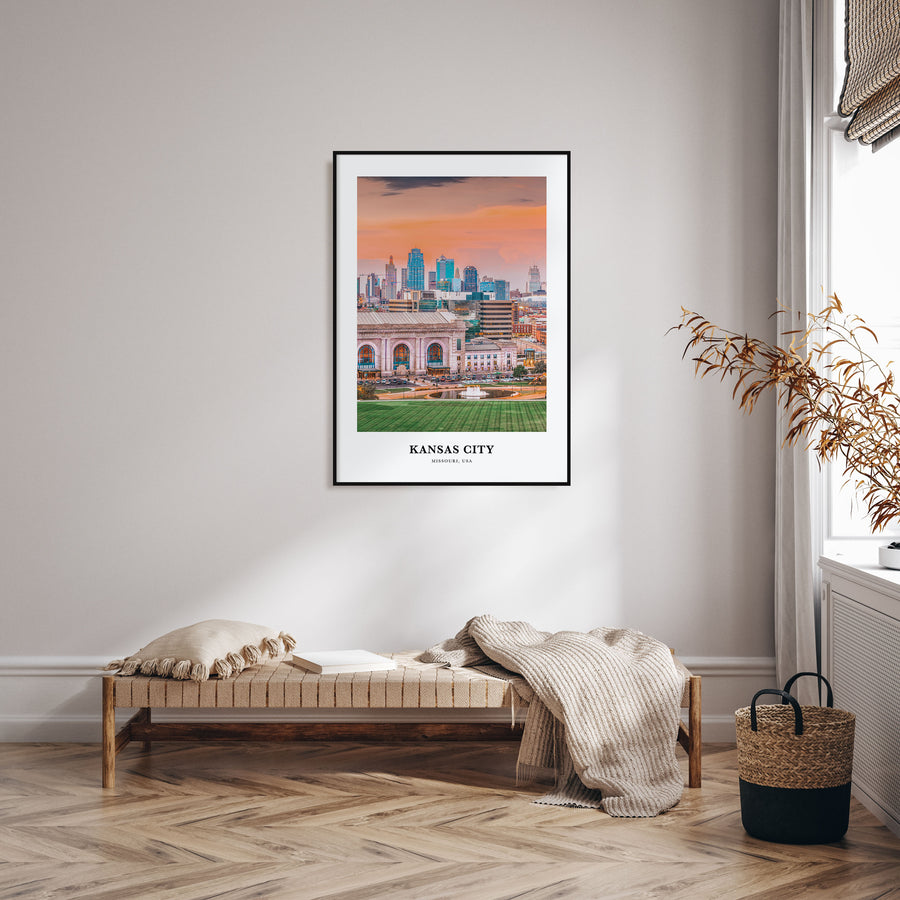 Kansas City Portrait Color No 1 Poster