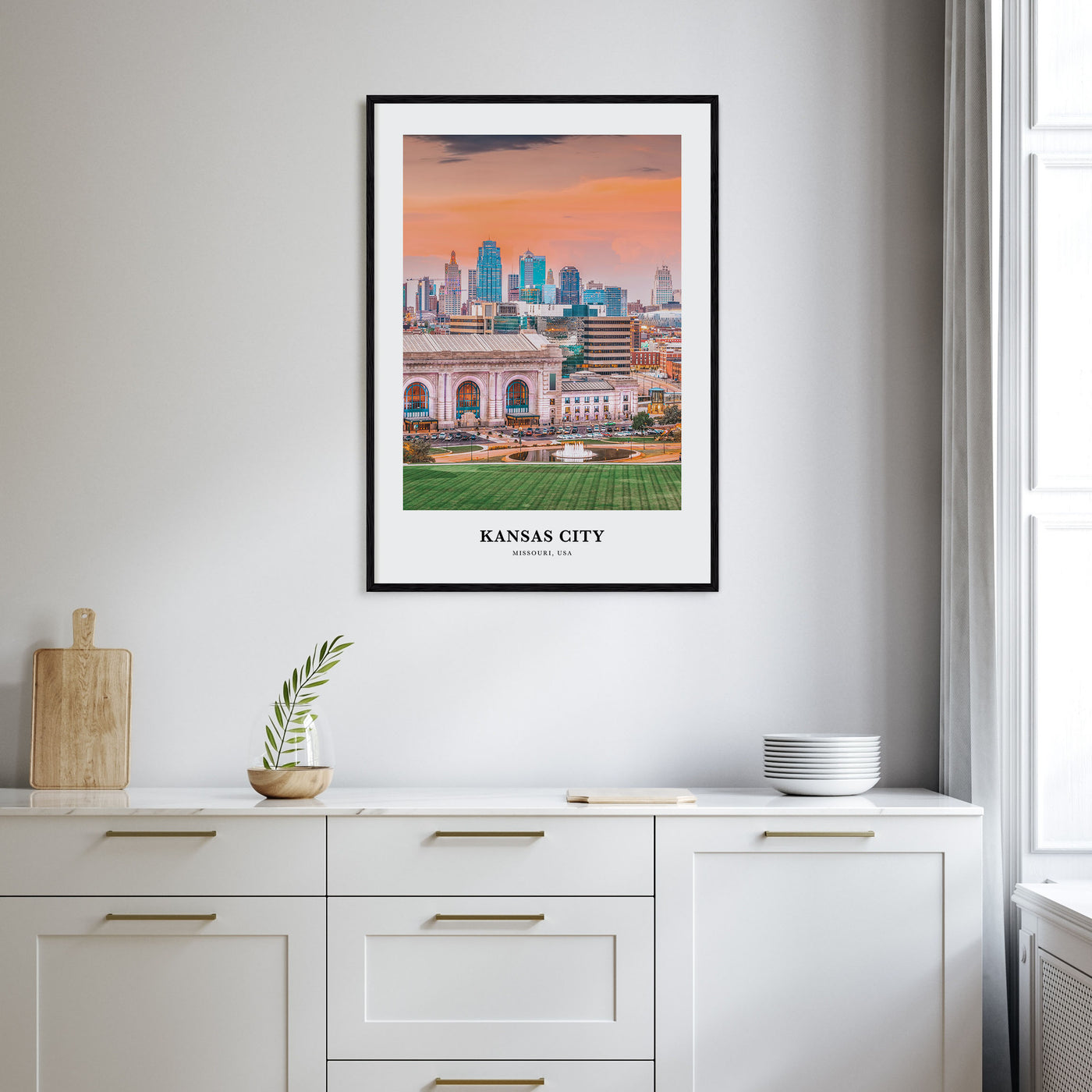 Kansas City Portrait Color No 1 Poster