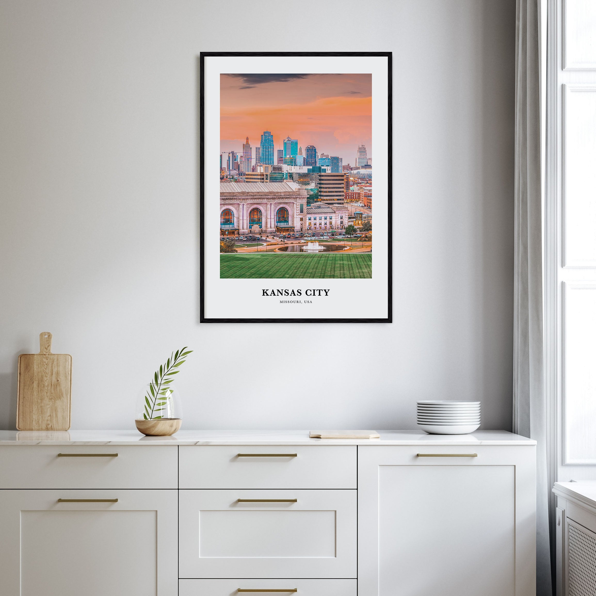Kansas City Portrait Color No 1 Poster