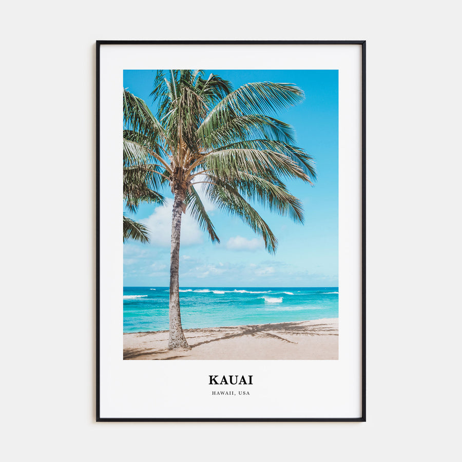 Kauai Portrait Color Poster