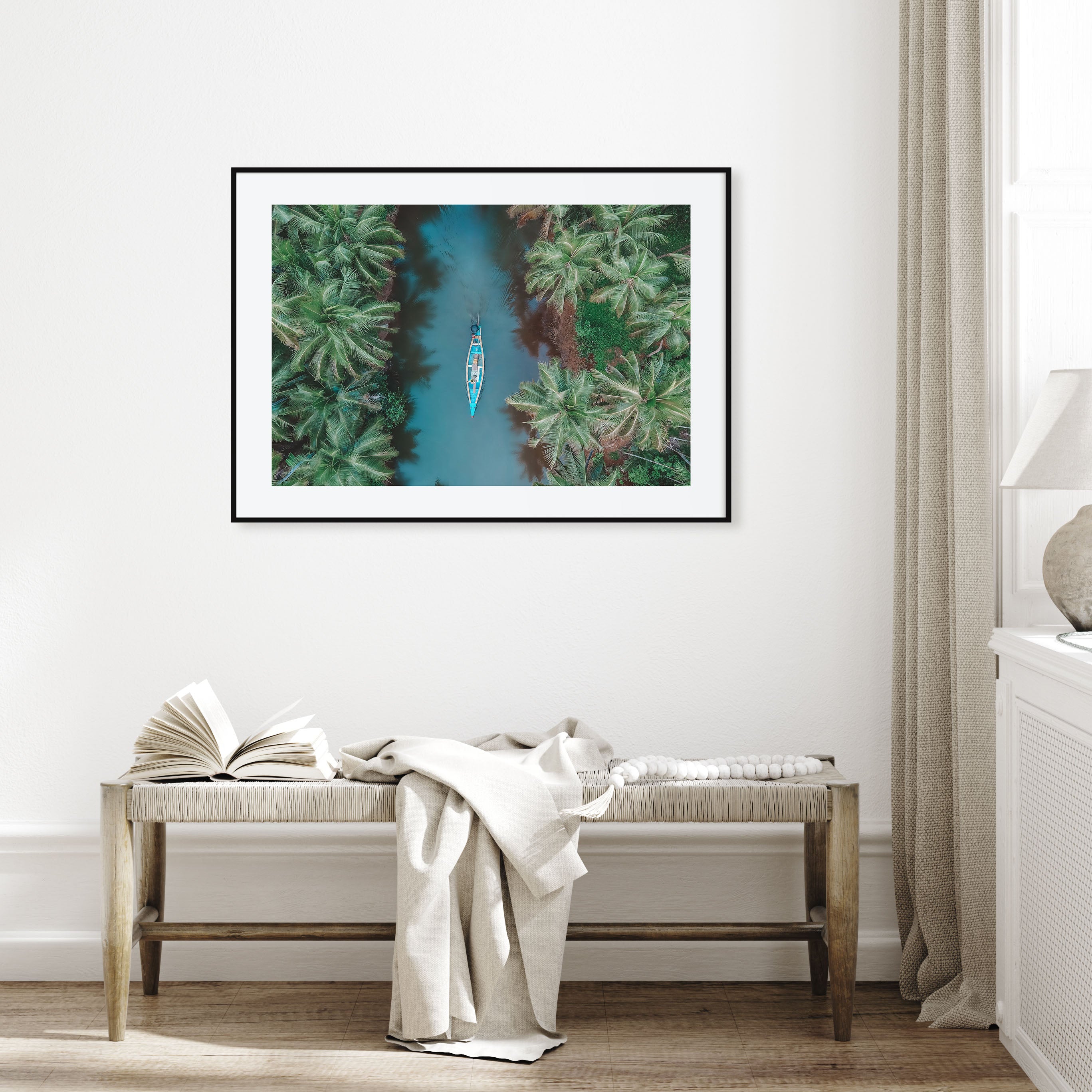 Kerala Landscape Color Poster