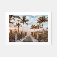 Key West Landscape Color Poster