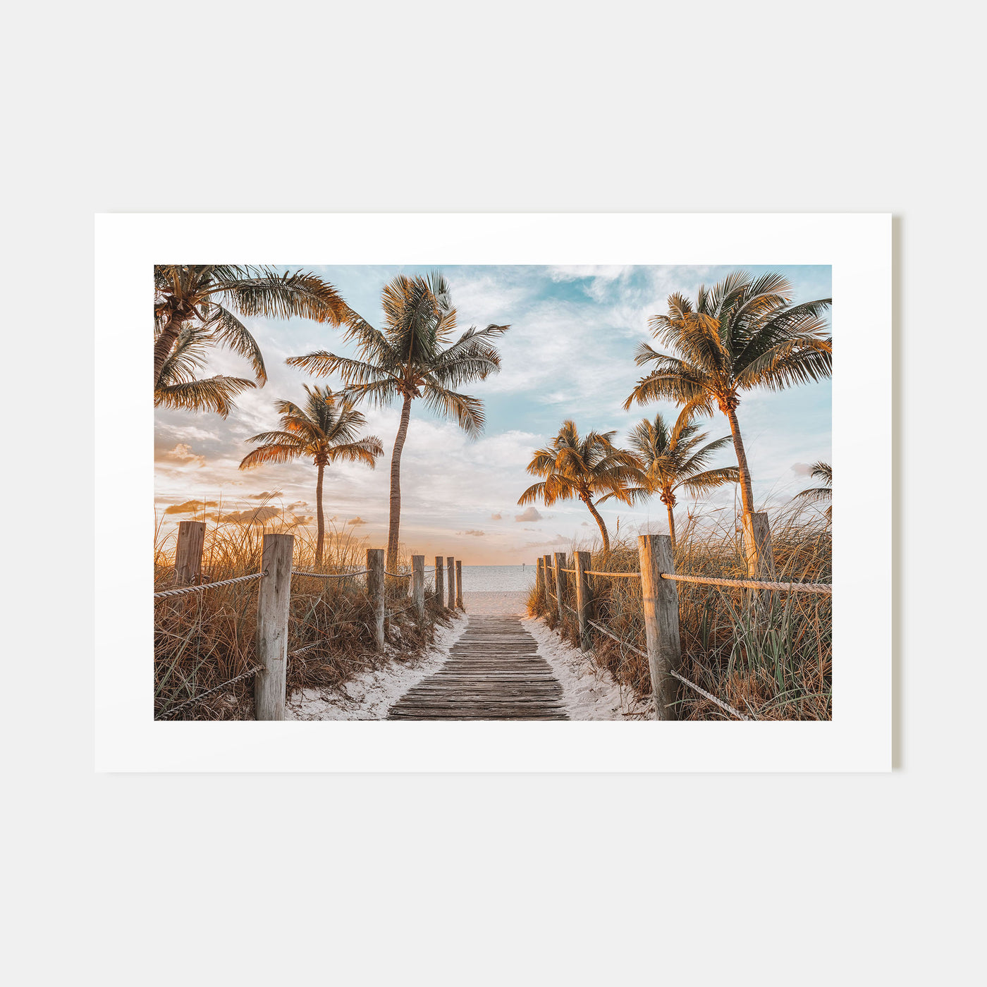 Key West Landscape Color Poster