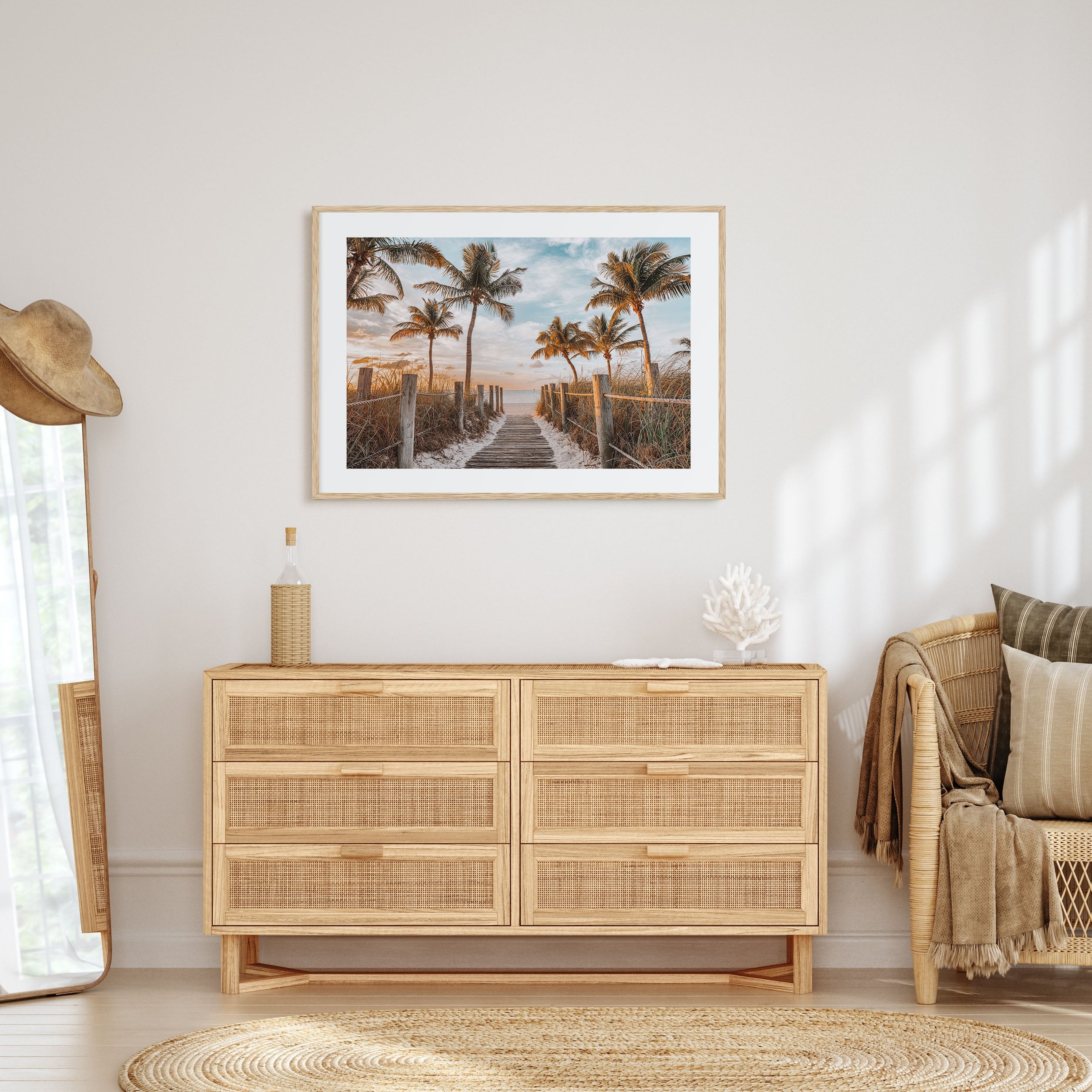 Key West Landscape Color Poster