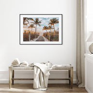 Key West Landscape Color Poster