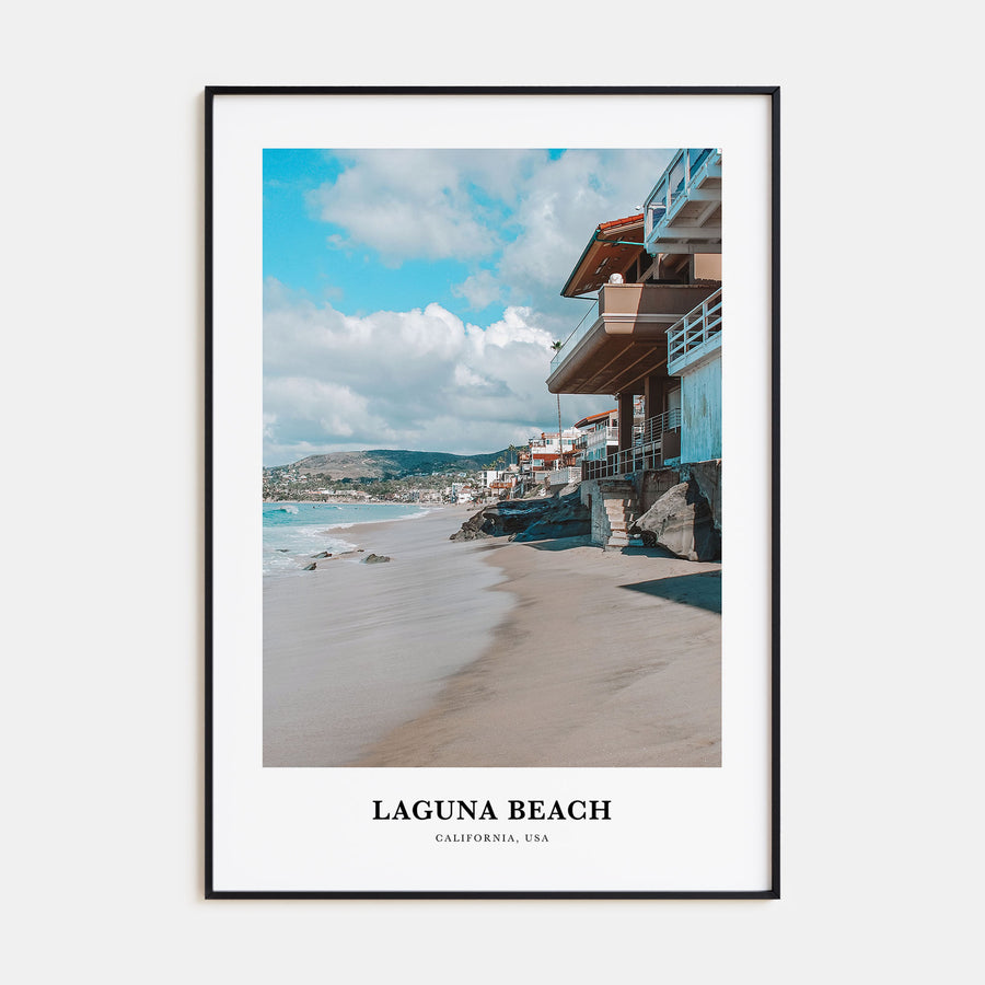 Laguna Beach Portrait Color No 1 Poster