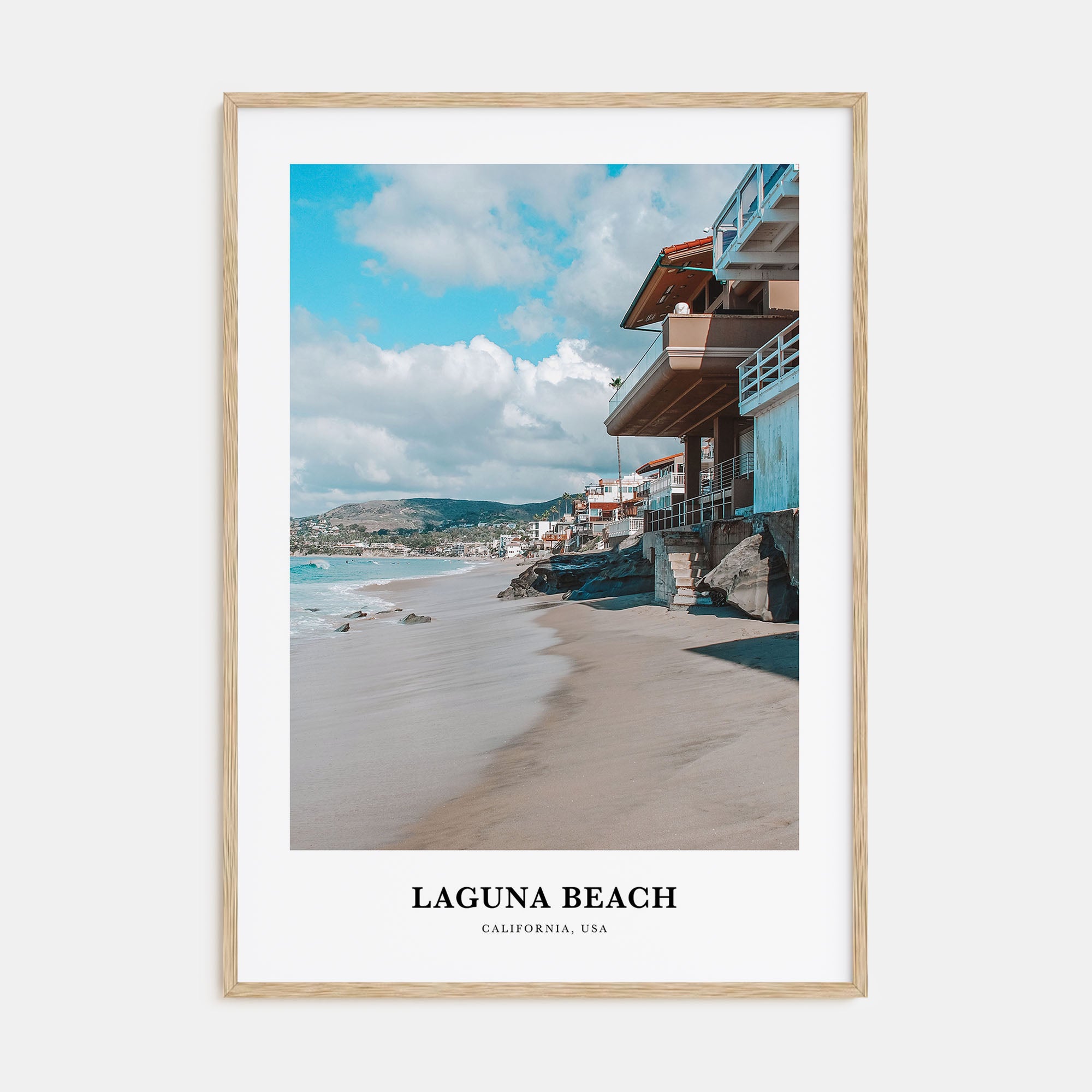 Laguna Beach Portrait Color No 1 Poster