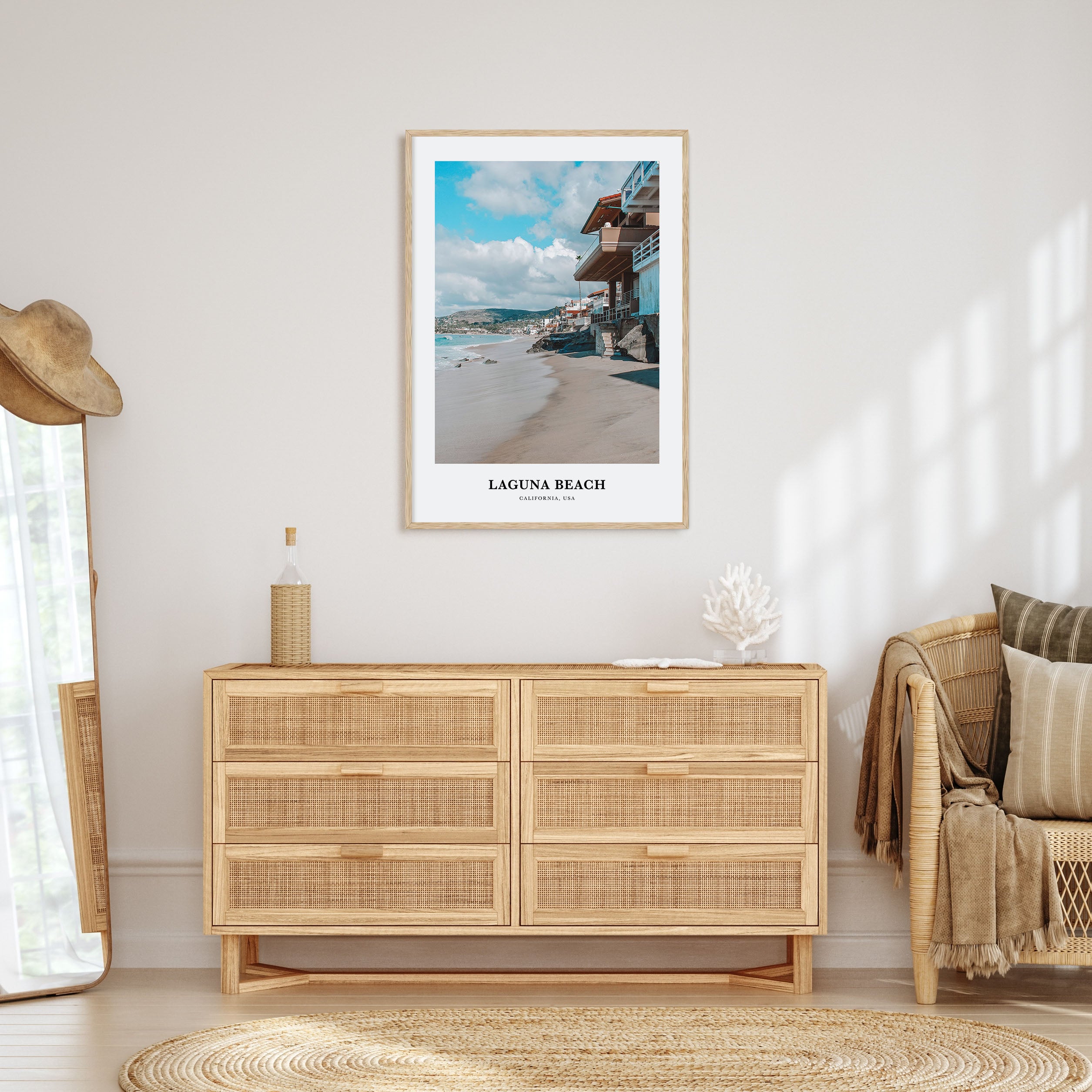 Laguna Beach Portrait Color No 1 Poster