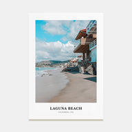 Laguna Beach Portrait Color No 1 Poster