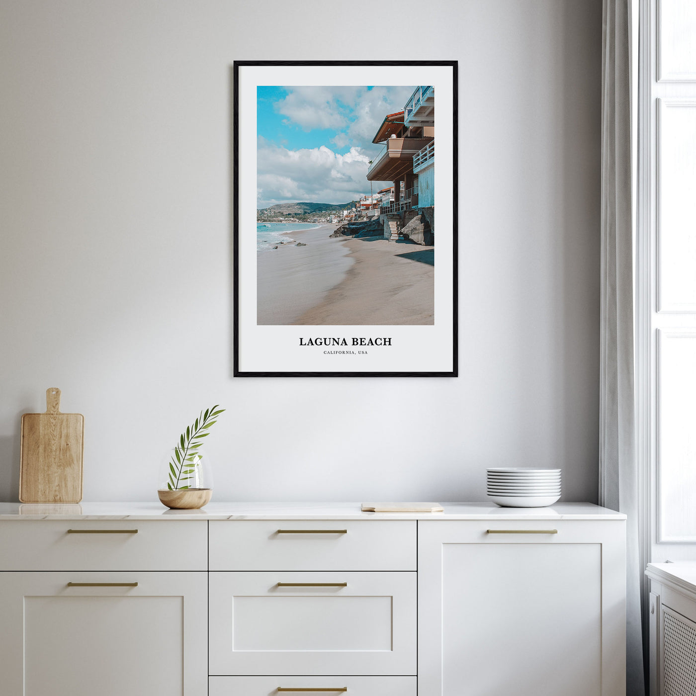Laguna Beach Portrait Color No 1 Poster