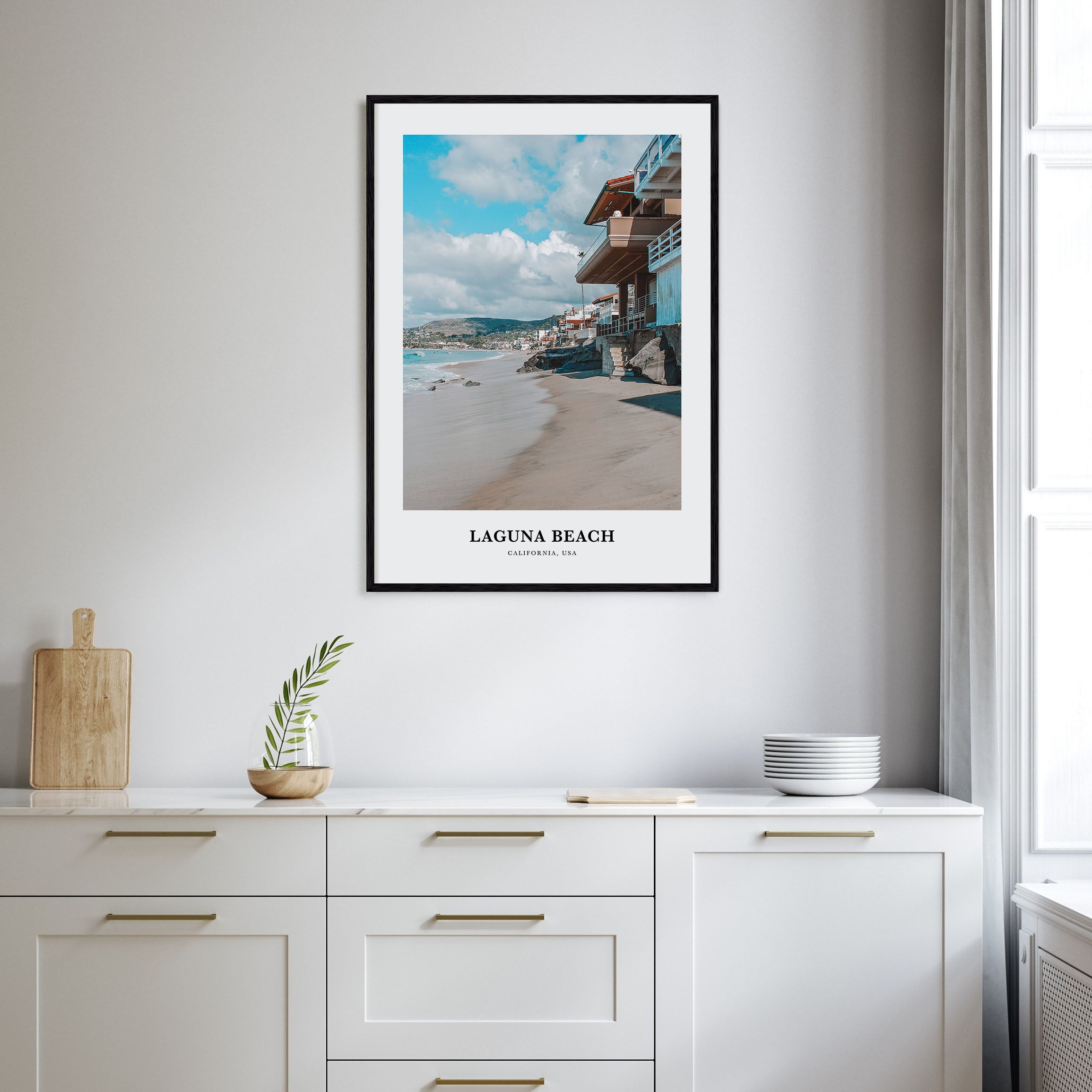 Laguna Beach Portrait Color No 1 Poster
