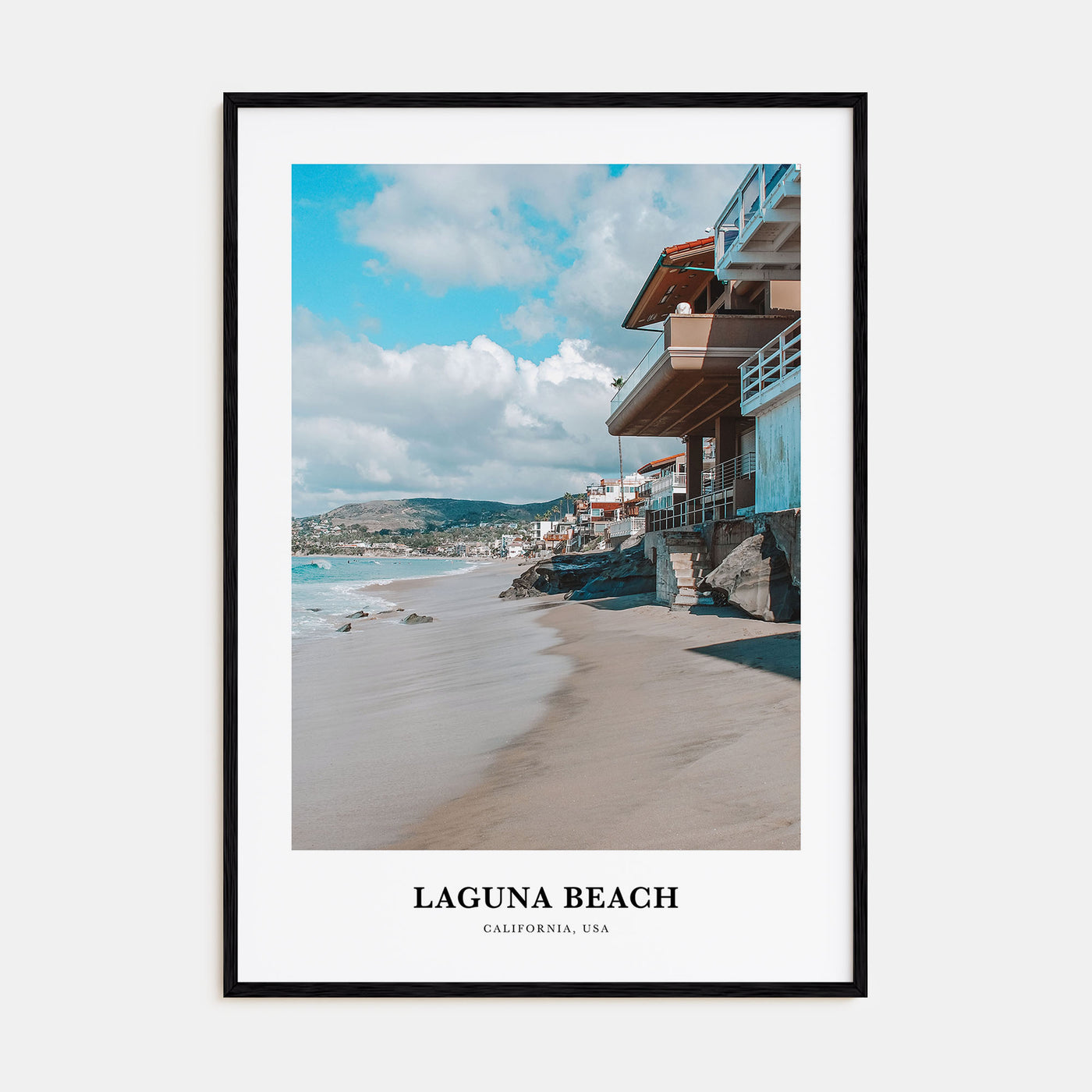 Laguna Beach Portrait Color No 1 Poster