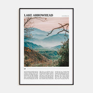 Lake Arrowhead Travel Color Poster