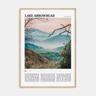 Lake Arrowhead Travel Color Poster