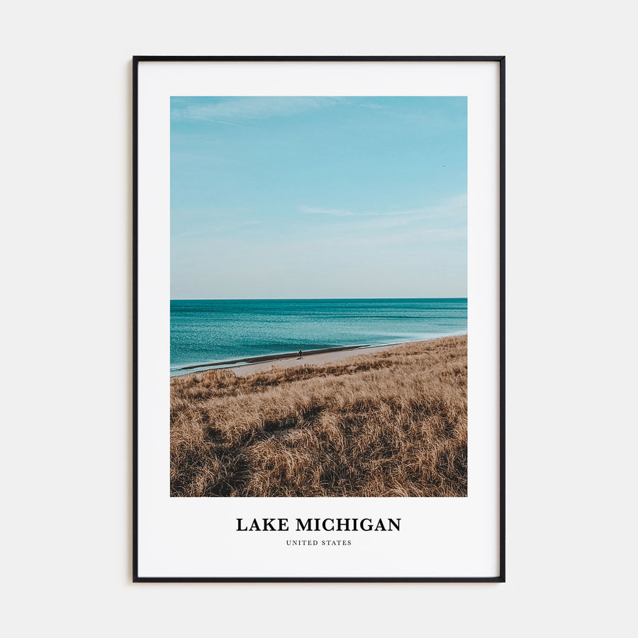 Lake Michigan Portrait Color Poster