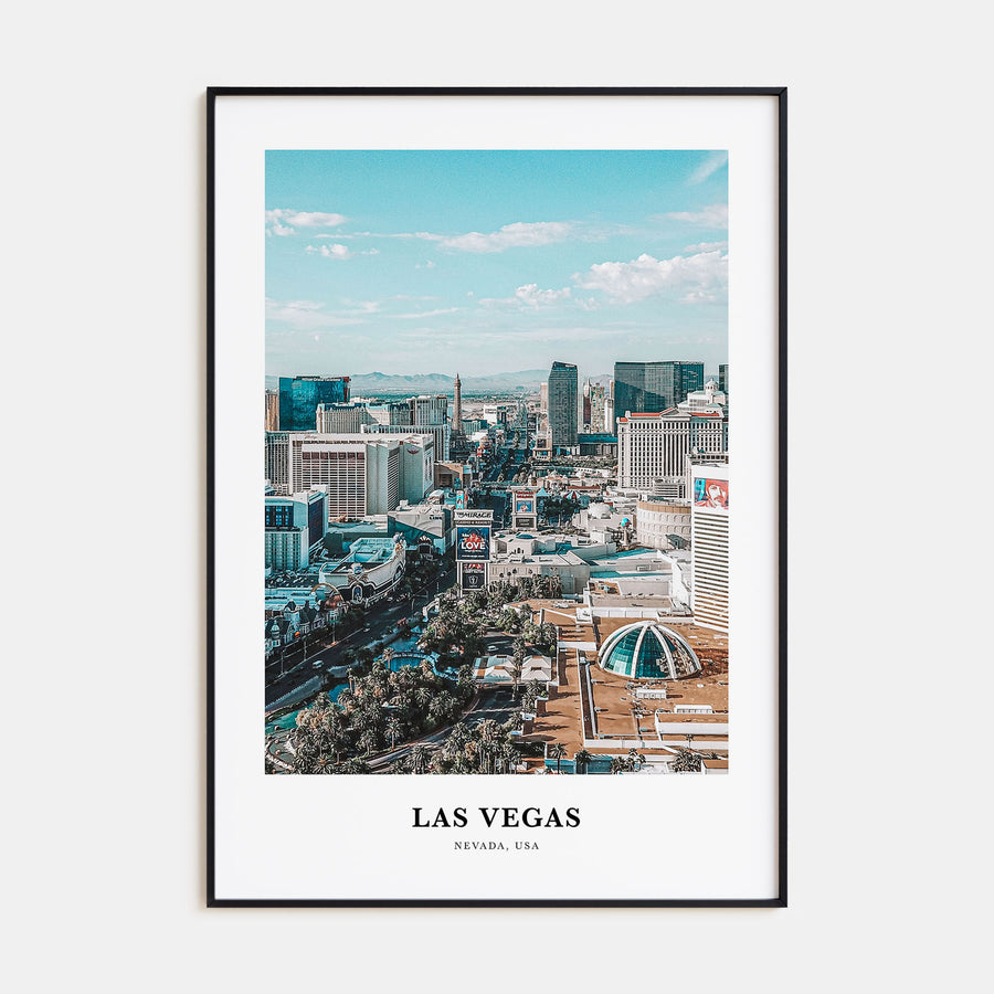 Las Vegas Portrait Color Poster