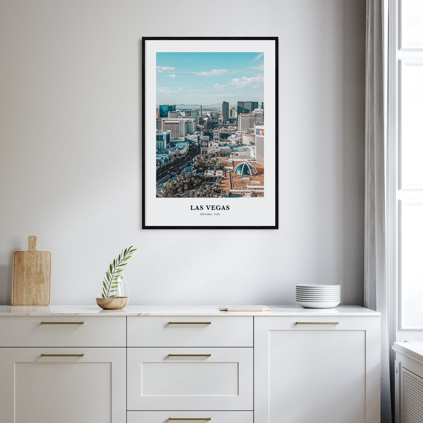 Las Vegas Portrait Color Poster