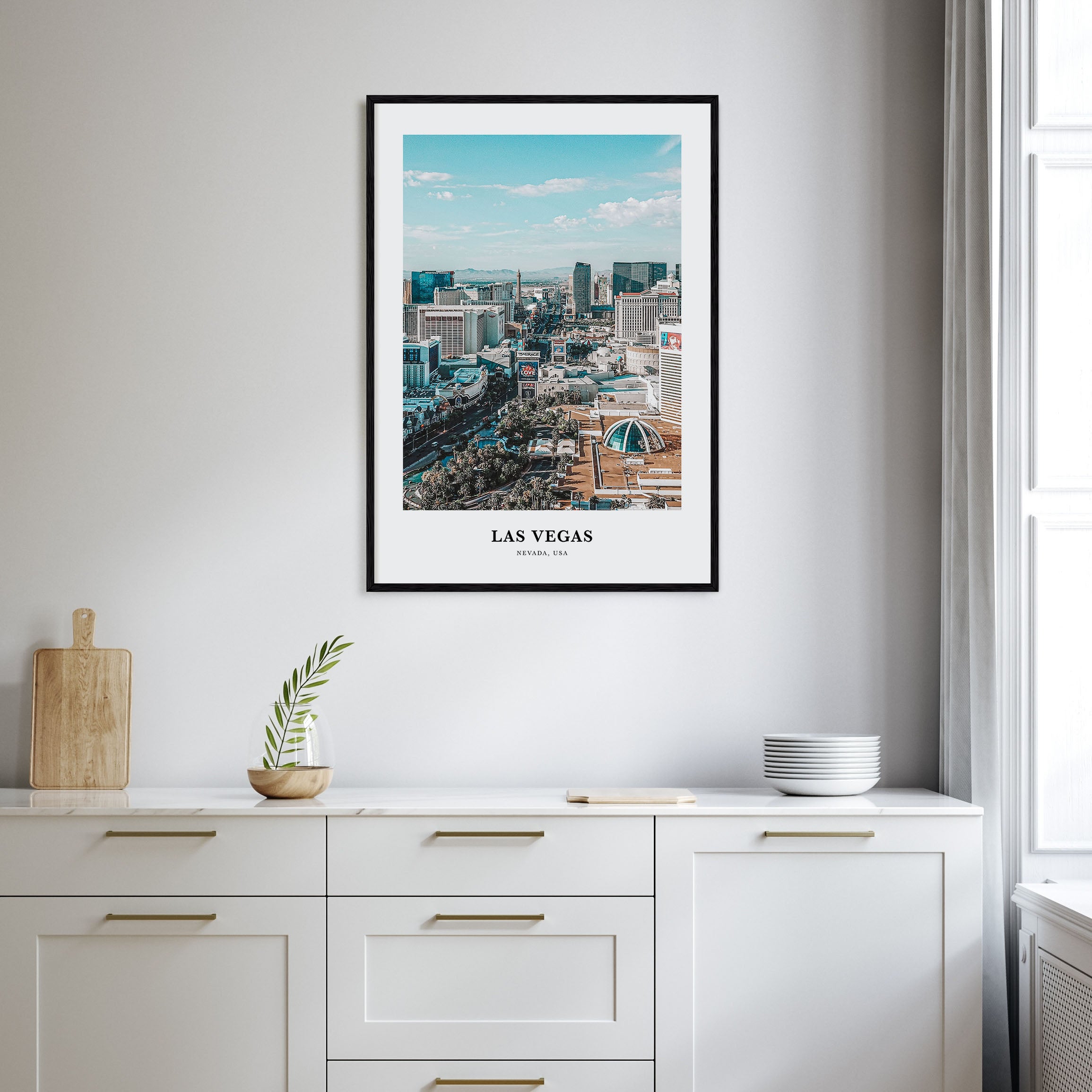 Las Vegas Portrait Color Poster