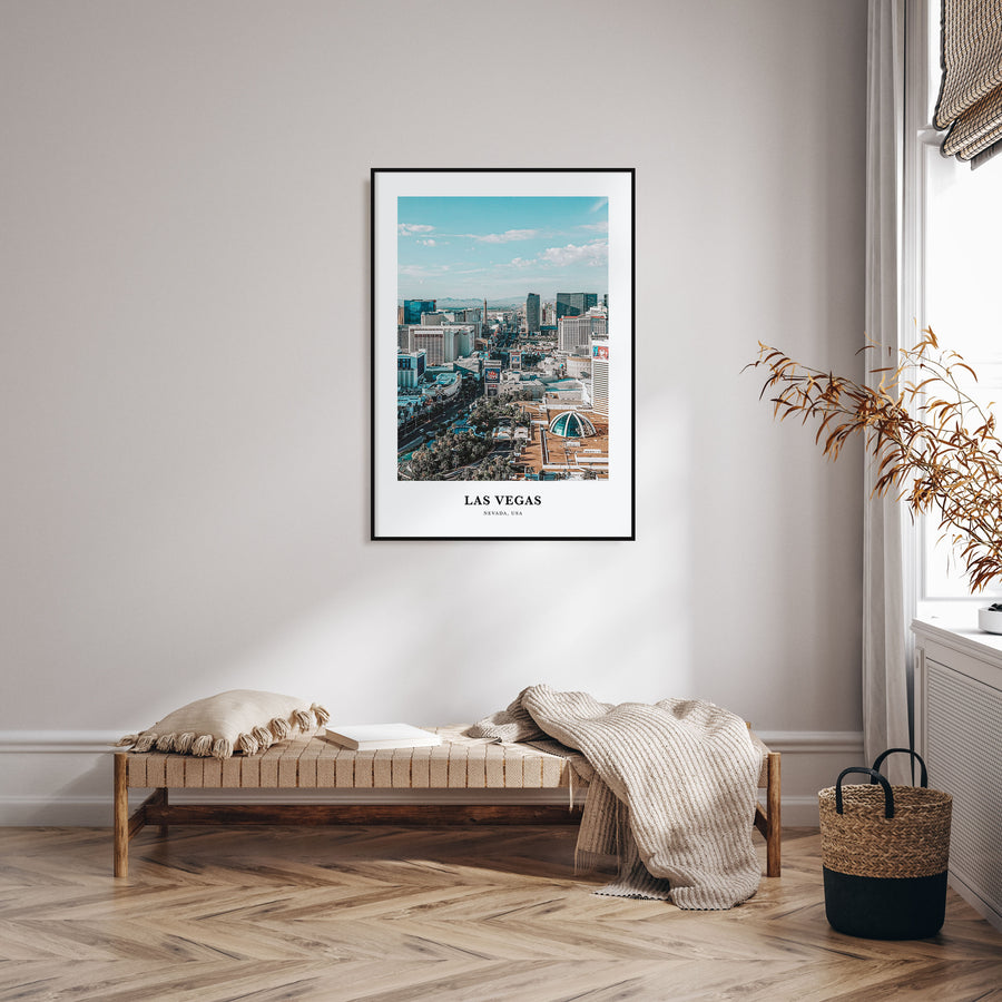 Las Vegas Portrait Color Poster