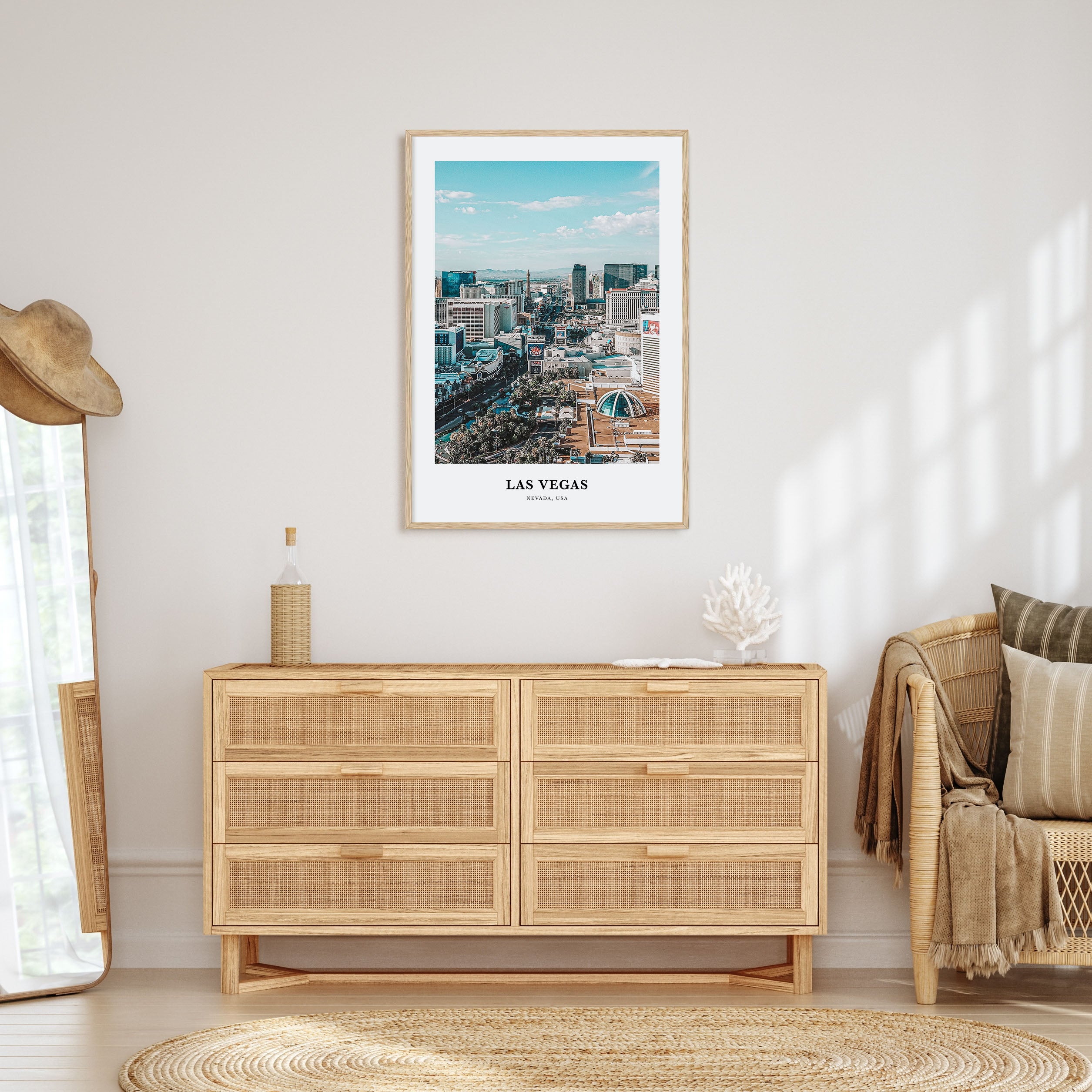 Las Vegas Portrait Color Poster
