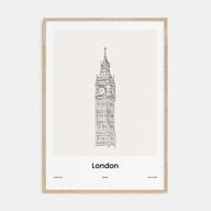 London Drawn No 2 Poster