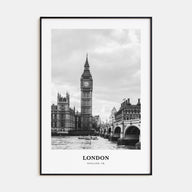 London Portrait B&W No 1 Poster